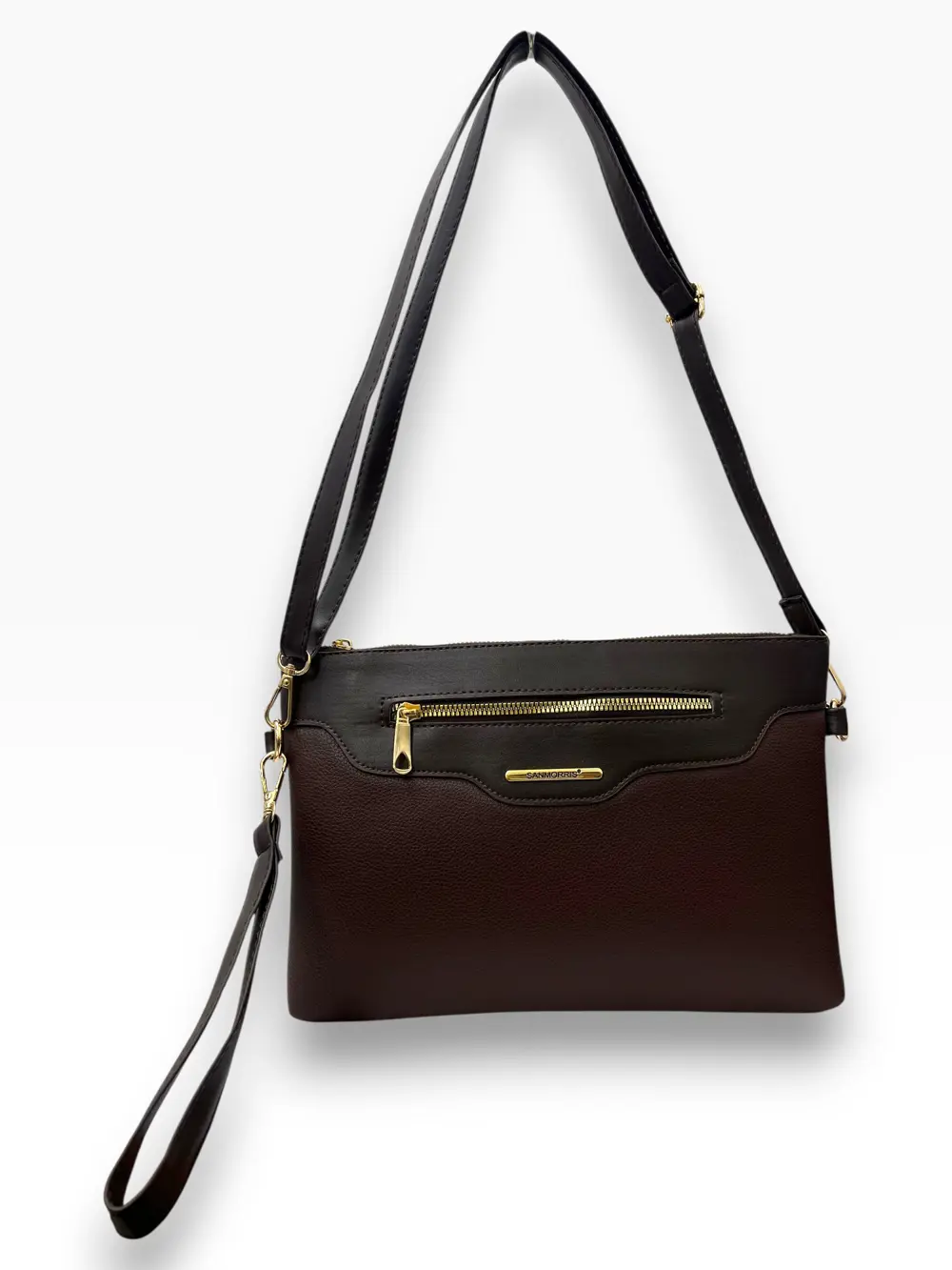 Kadın Suni Deri Ayarlanabilir Çapraz Ve El Askılı Portföy, Clutch