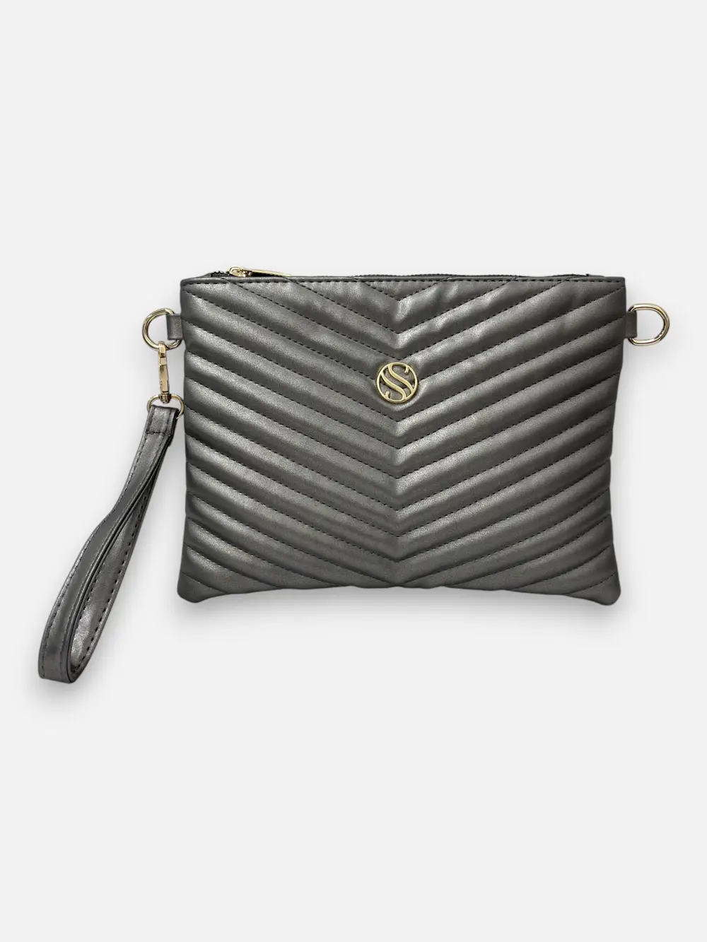 Kadın Suni Deri Ayarlanabilir Çapraz Ve El Askılı Portföy, Clutch