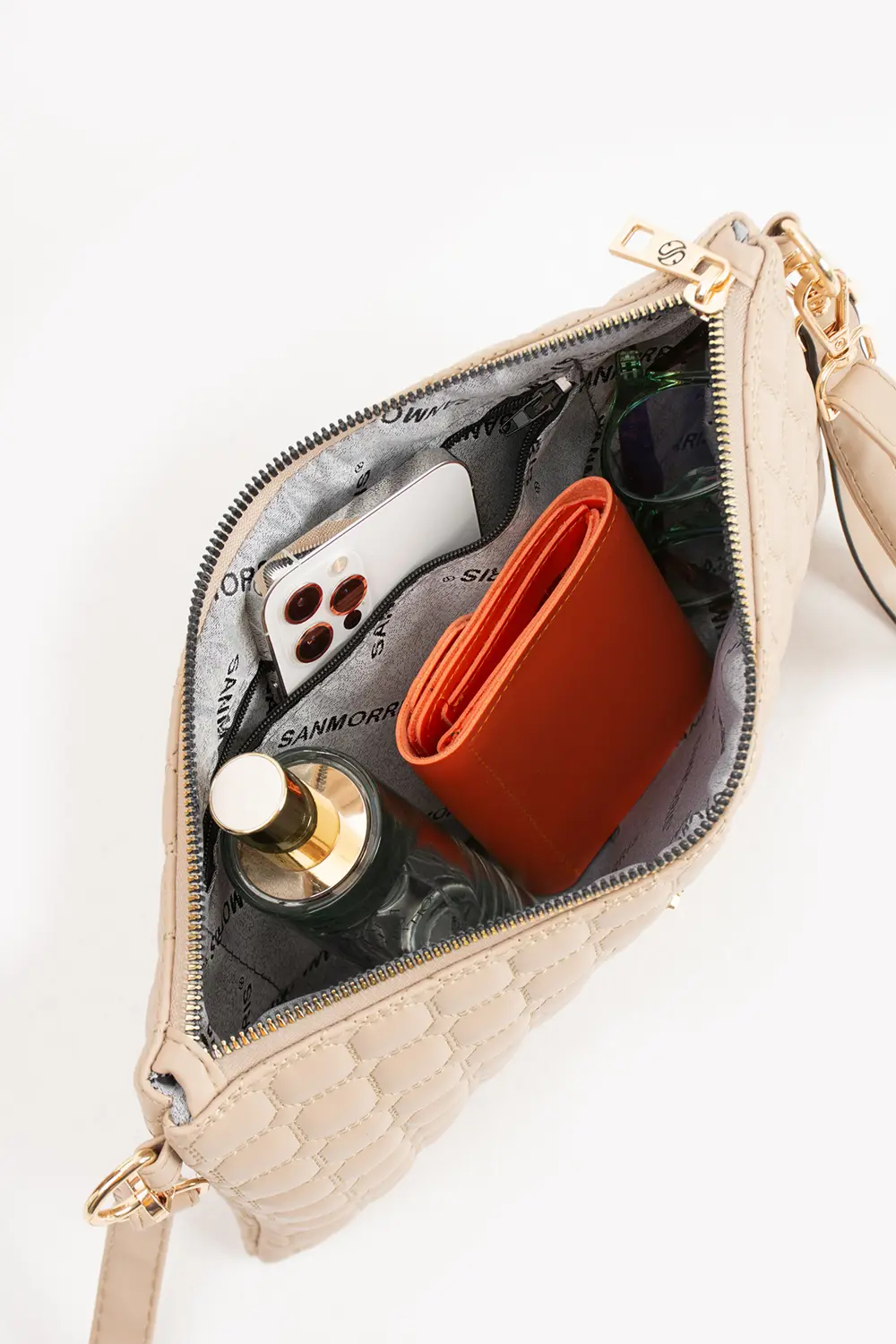 Kadın Suni Deri Ayarlanabilir Çapraz Ve El Askılı Portföy, Clutch