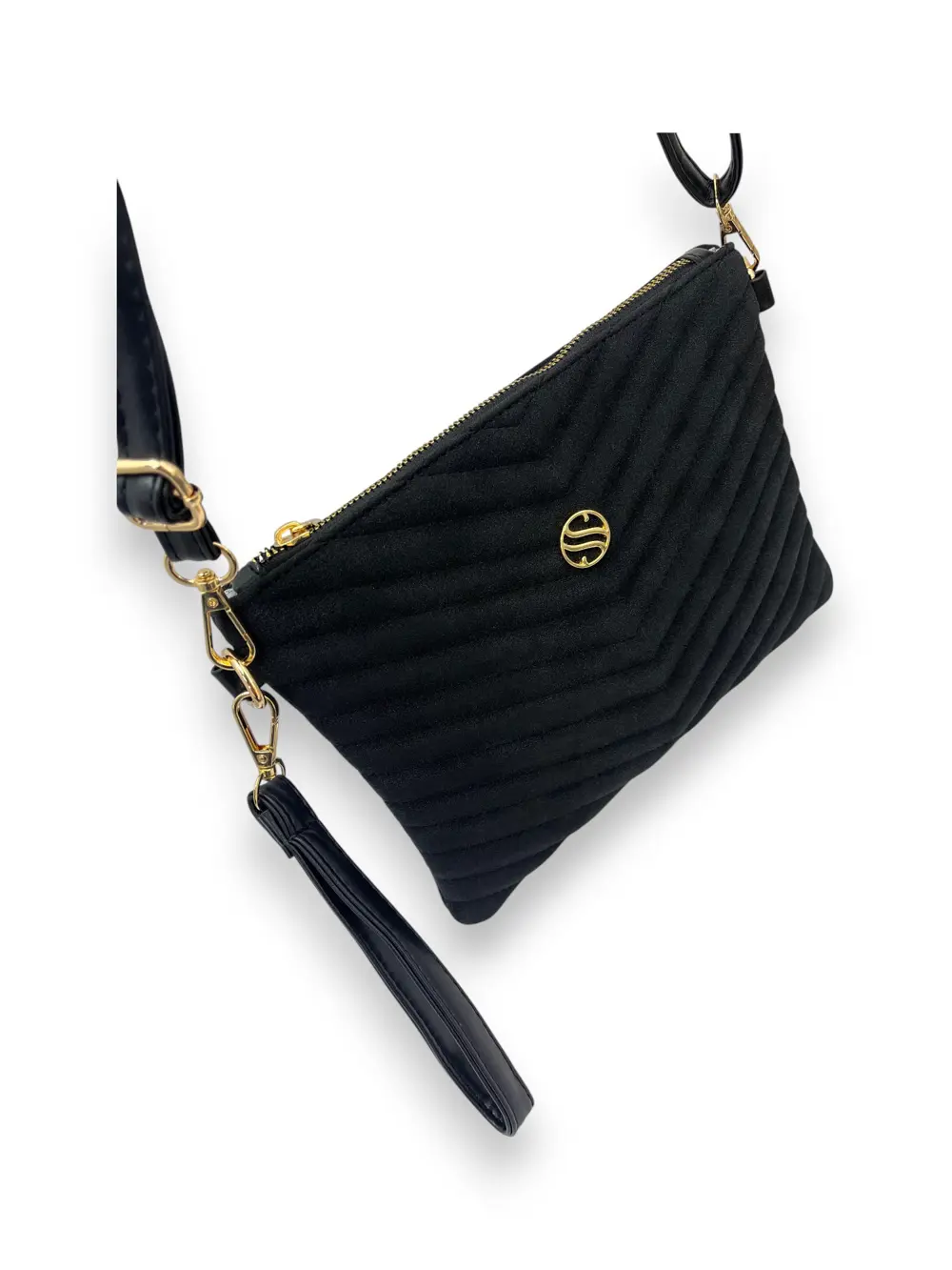 Kadın Suni Deri Ayarlanabilir Çapraz Ve El Askılı Portföy, Clutch