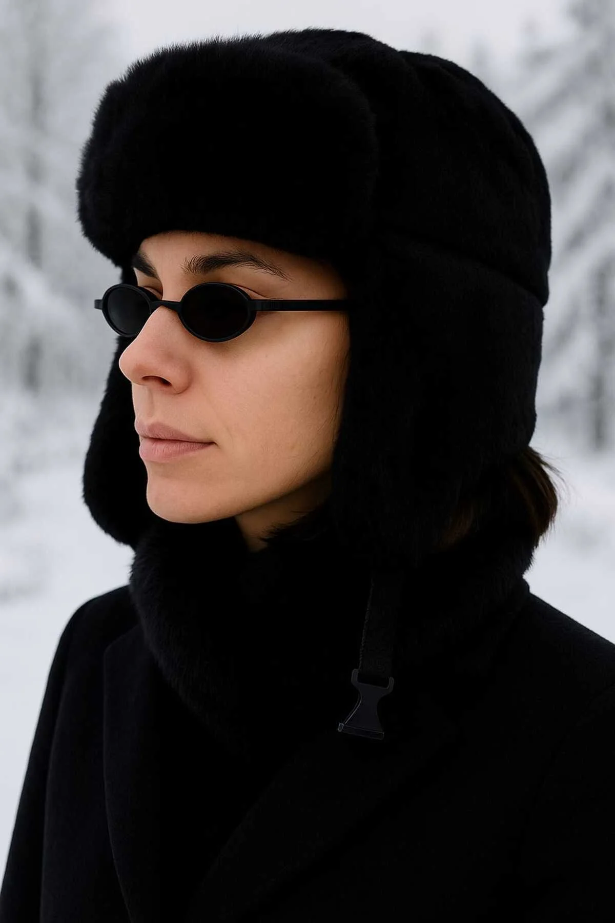 Kadın Suni Kürk Ushanka Peluş Şapka – Siyah & Krem & Beyaz Renk Klipsli Pilot Şapka Bere Seçenekleri Kadın Suni Kürk Ushanka Peluş Şapka – Siyah & Krem & Beyaz Renk Klipsli Pilot Şapka Bere Seçenekleri