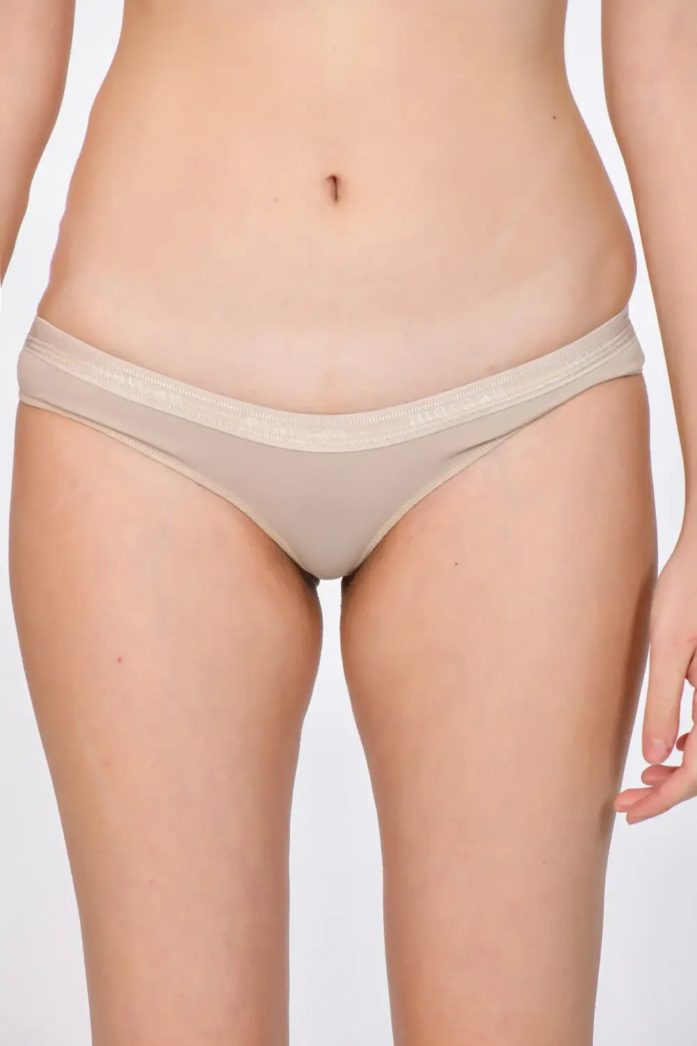 Kadın Tanga Külot Vizon 3'lü Paket