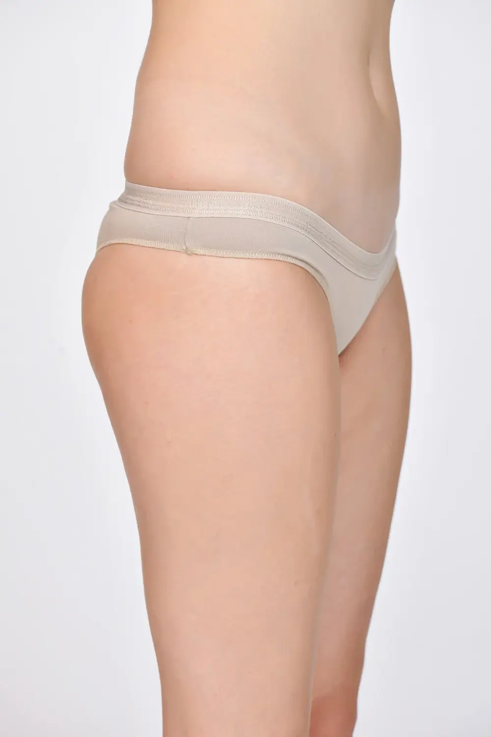 Kadın Tanga Külot Vizon 3'lü Paket