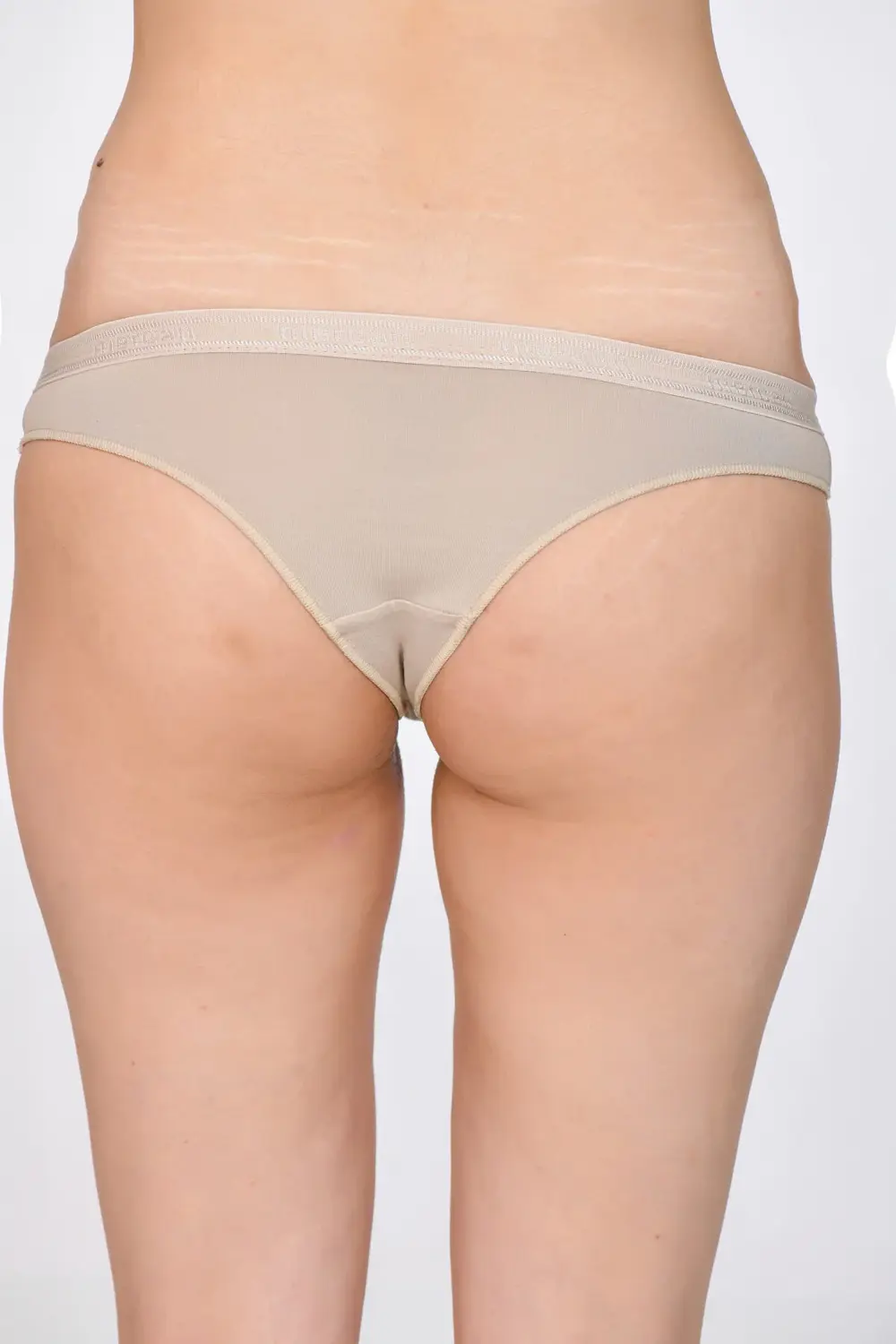 Kadın Tanga Külot Vizon 3'lü Paket