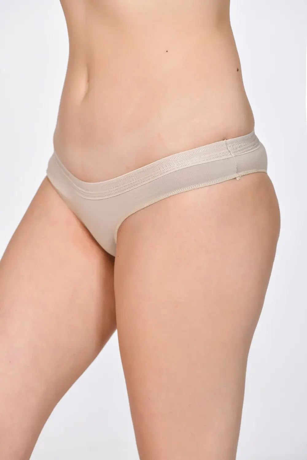 Kadın Tanga Külot Vizon 3'lü Paket