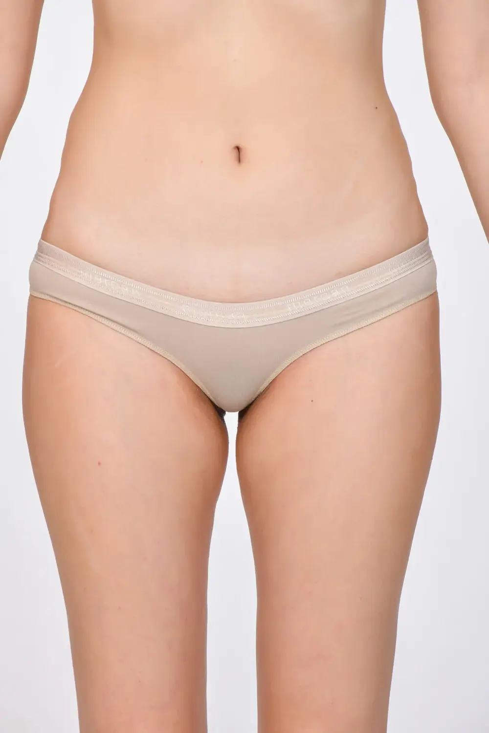 Kadın Tanga Külot Vizon 3'lü Paket