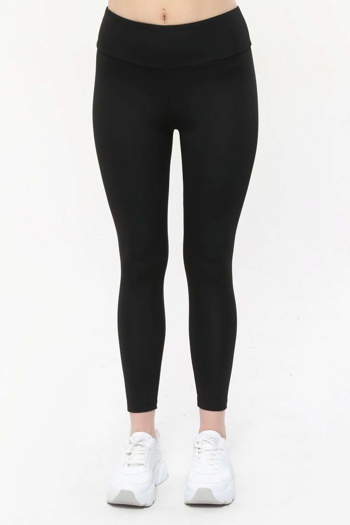 Defys Kadin Yüksek Bel Toparlayici Tayt Siyah