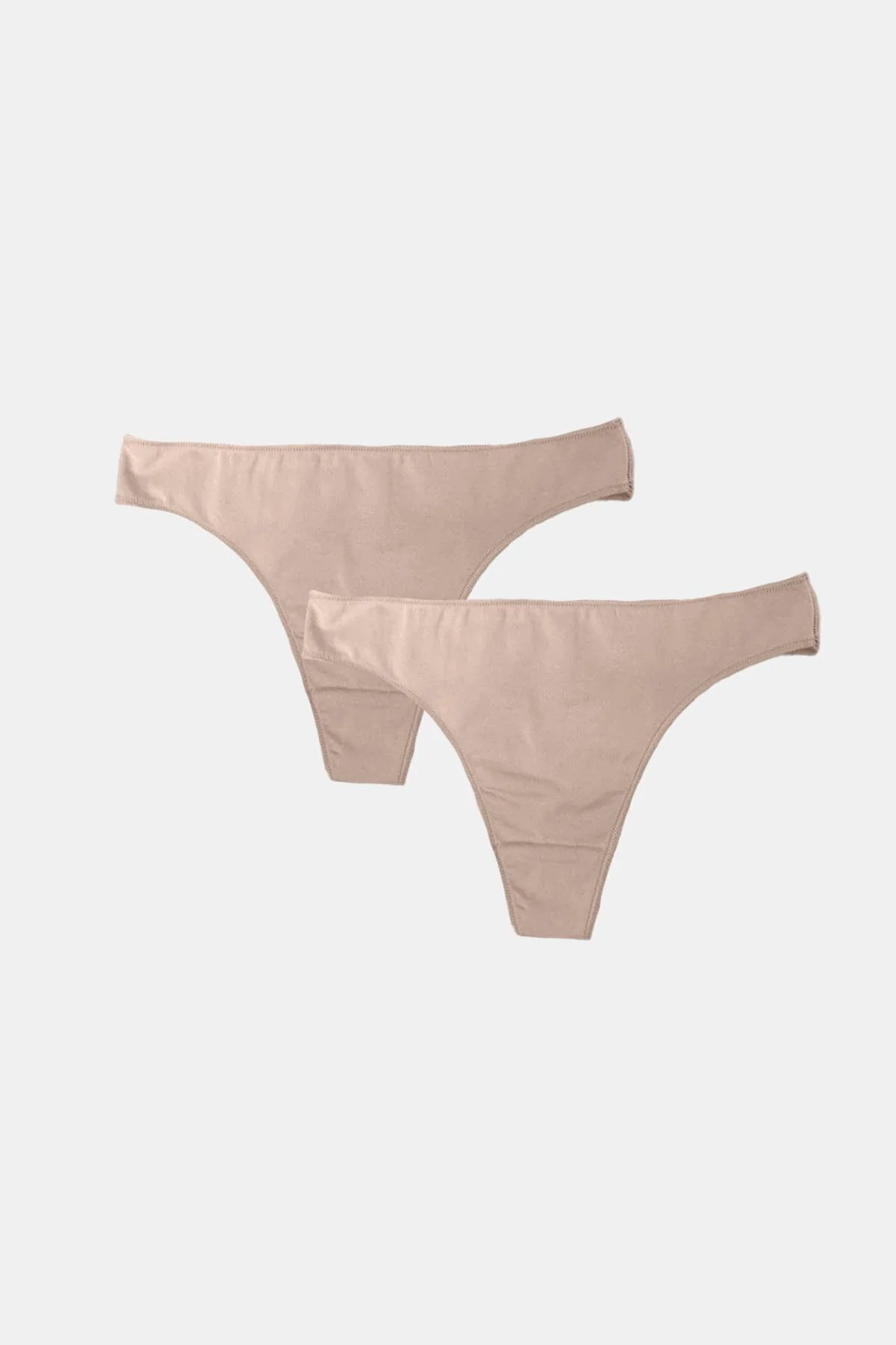 Kadın Beyaz 2 Li Paket Modal String Tanga 186