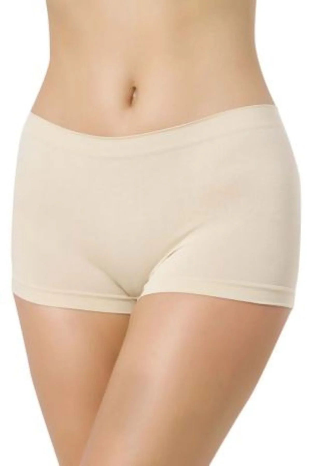 Kadın Ten Dikişsiz Boxer Külot 2110