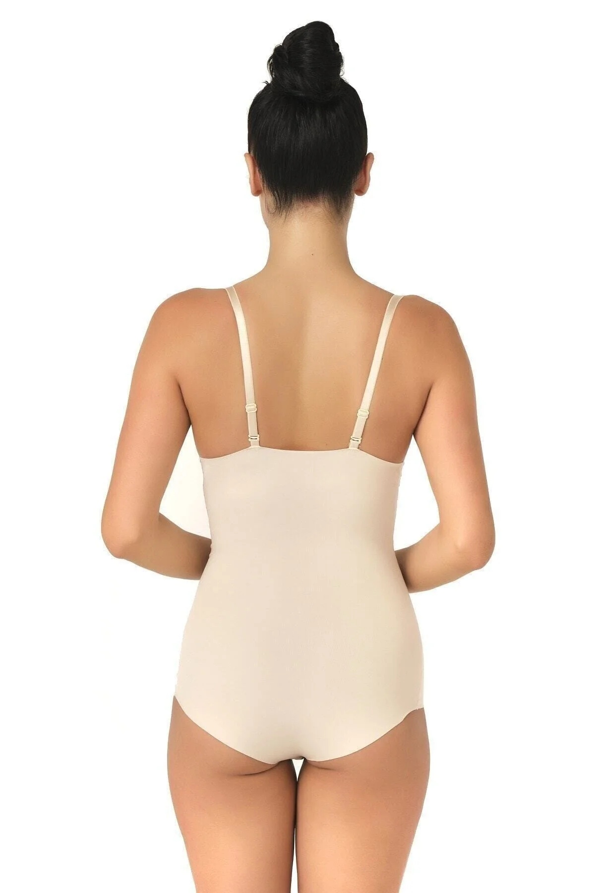 Kadın Ten Lazer Kesim Göğsü Açık Slip Korse 2723 Kadın Ten Lazer Kesim Göğsü Açık Slip Korse 2723