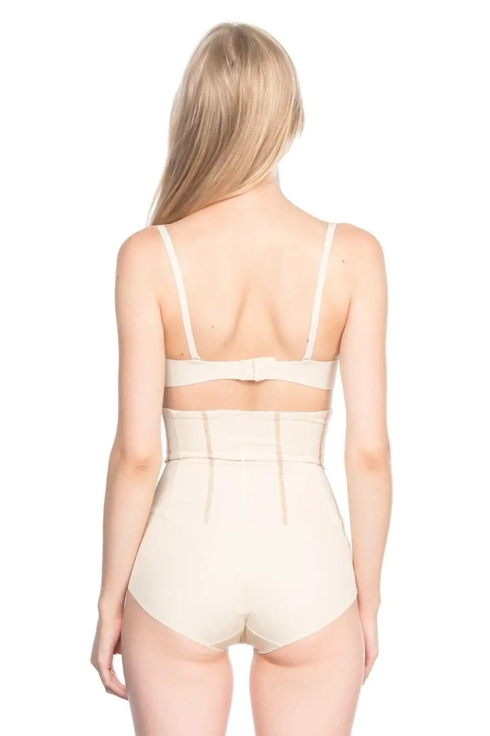 Kadın Ten Rengi Altı Agraflı Özel Slip Body Korse