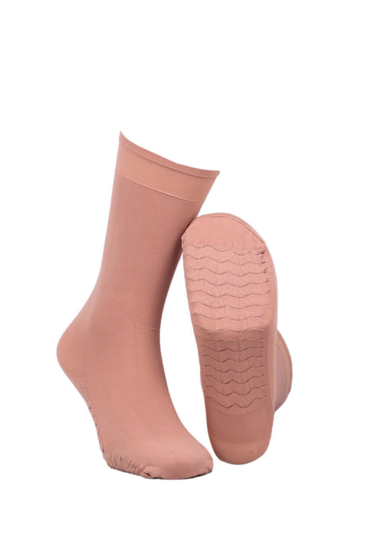 Kadın Ten Rengi Masaj Çorabı