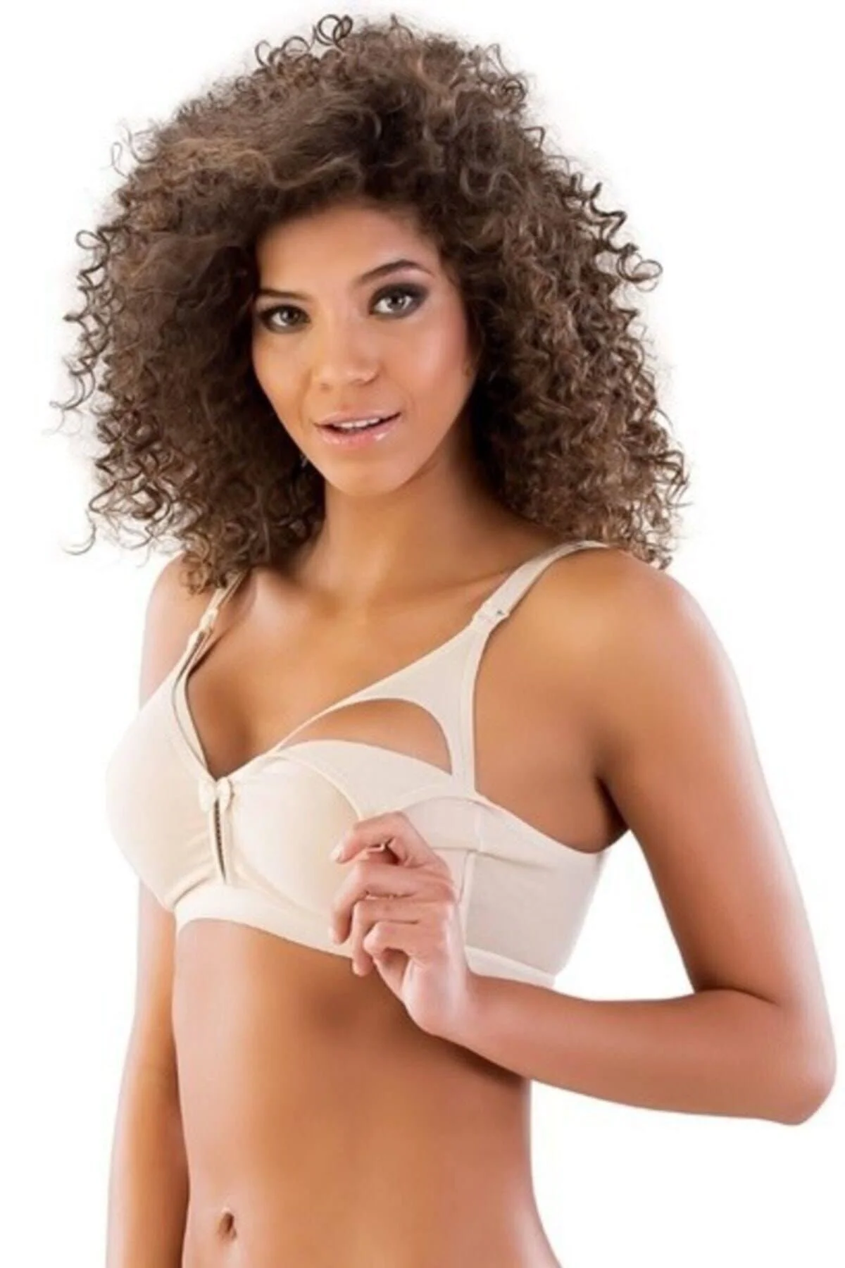 Kadın  Ten Renk Emzirme Sütyeni 116