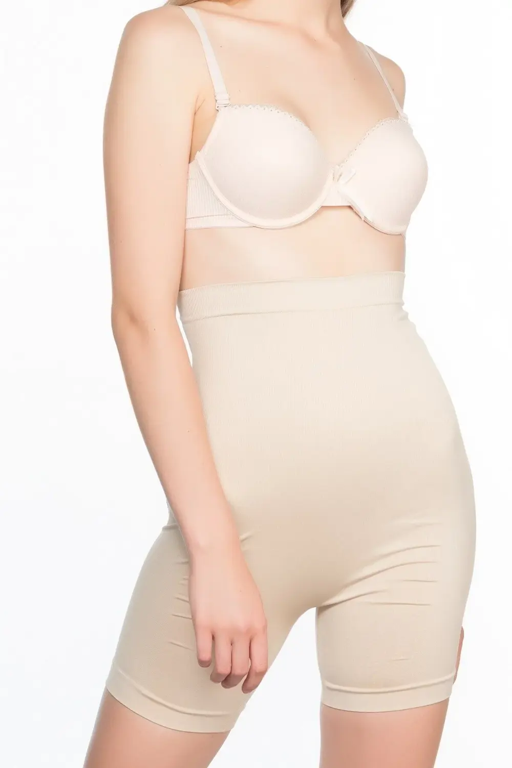 Kadın Ten Yüksek Bel Popo Açık Korse Yeni Sezon (1 Adet Ekonomik)