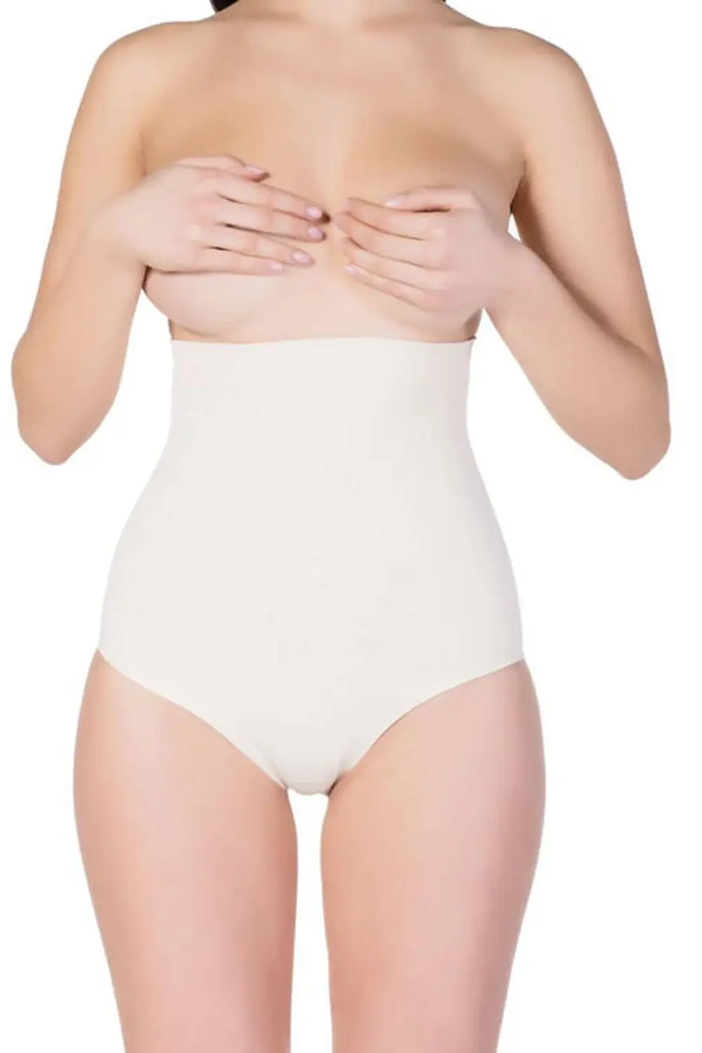 Kadın Ten Yüksek Bel Slip Korse