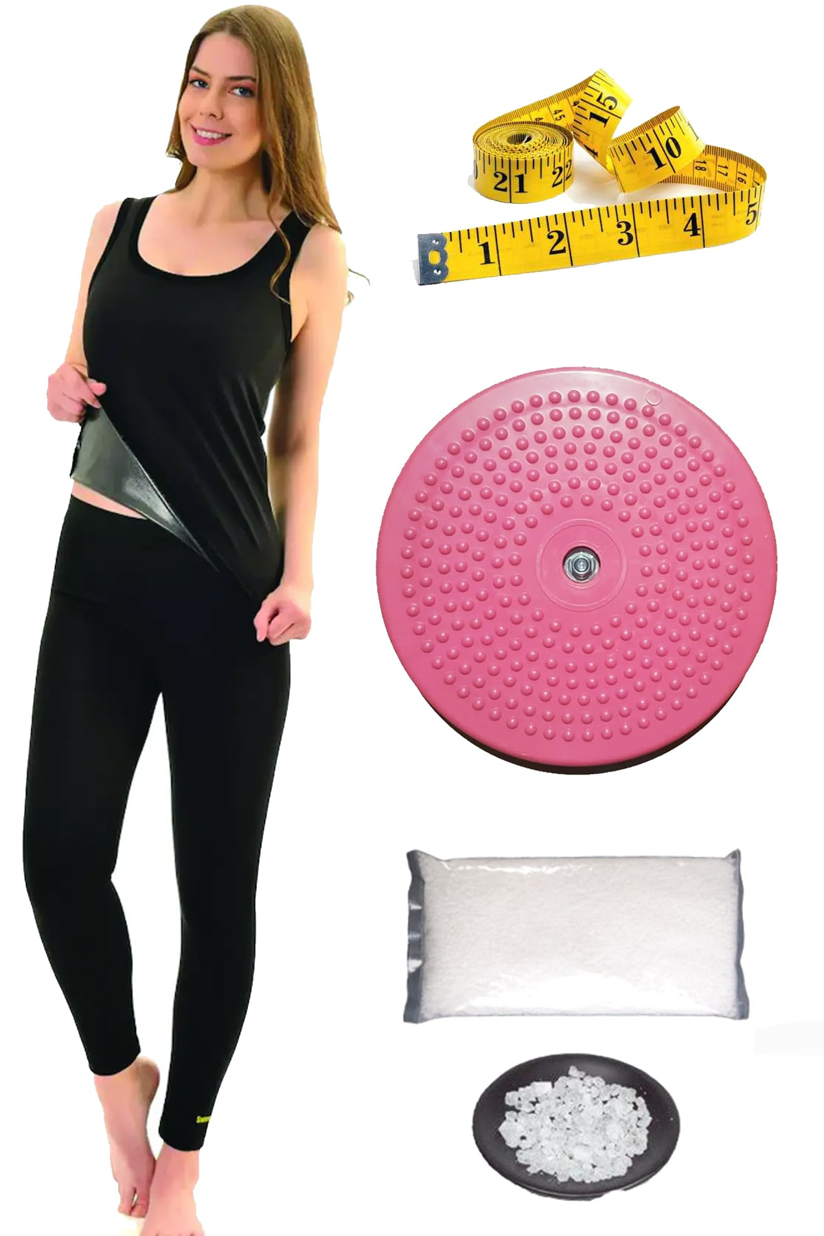 Jet Kadın Termal Takım Terleme Atleti Ve Taytı Mezura Lut Gölü Tuzu B