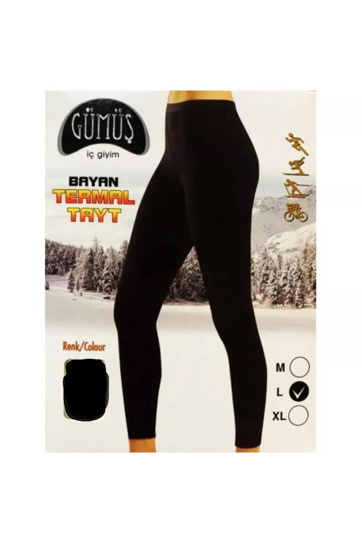 Gümüş Kadın Termal Tayt İçlik 4058 - 1 Adet