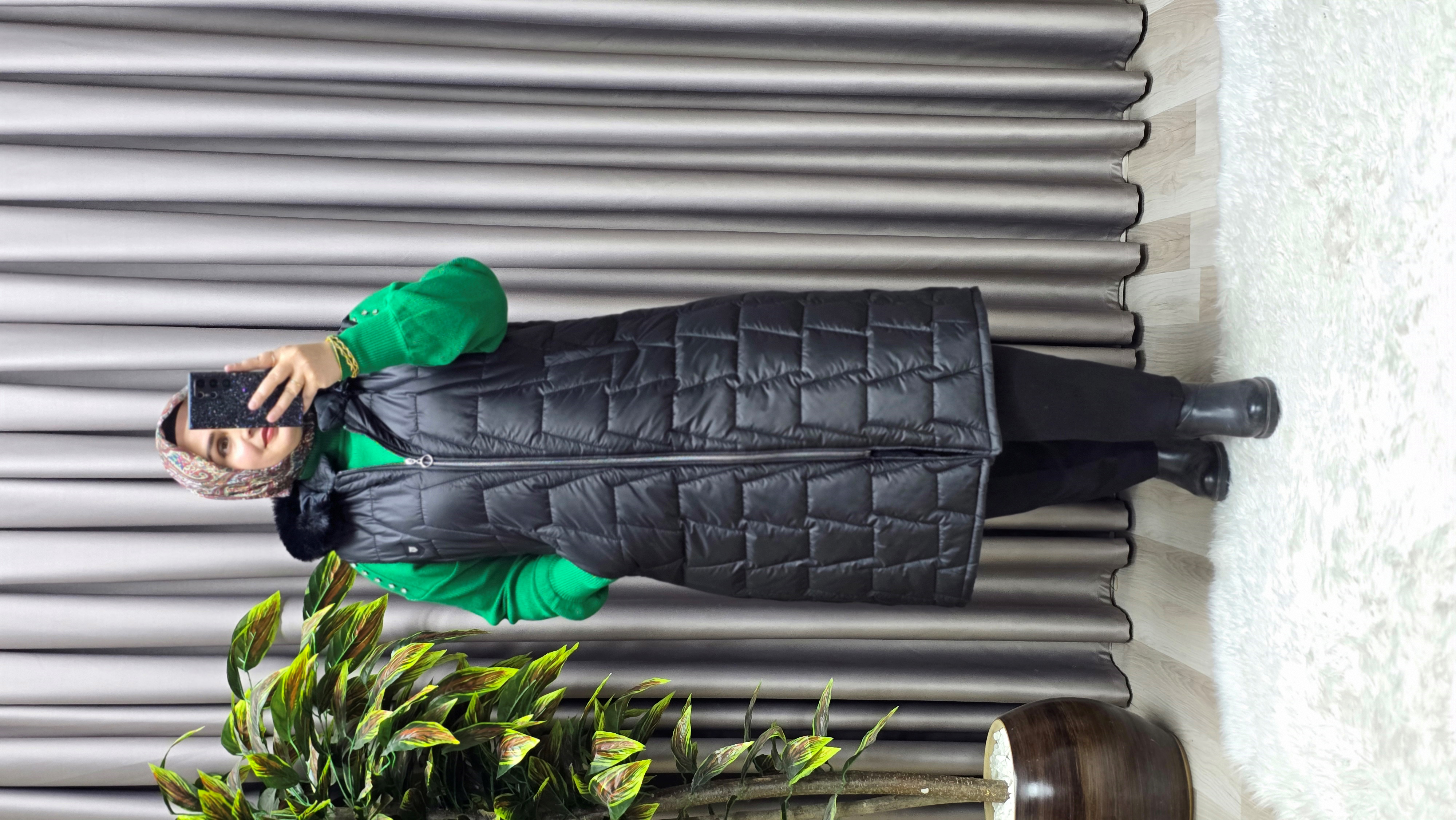 Elmas Tesettür Kadın Tesettür Büyük Beden Kapüşonlu Fermuarlı Kürklü Piramit Des Elmas Tesettür Kadın Tesettür Büyük Beden Kapüşonlu Fermuarlı Kürklü Piramit Des