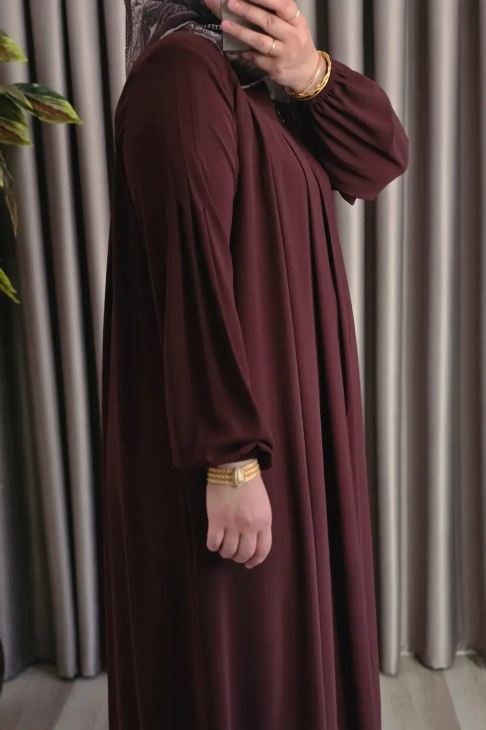 Kadın Tesettür Giyim Büyük Beden Endonezya Krebi Robalı Ferace