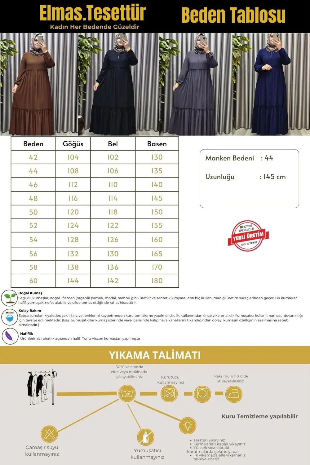 Kadın Tesettür Giyim Büyük Beden İki Katlı Ferace Kadın Tesettür Giyim Büyük Beden İki Katlı Ferace