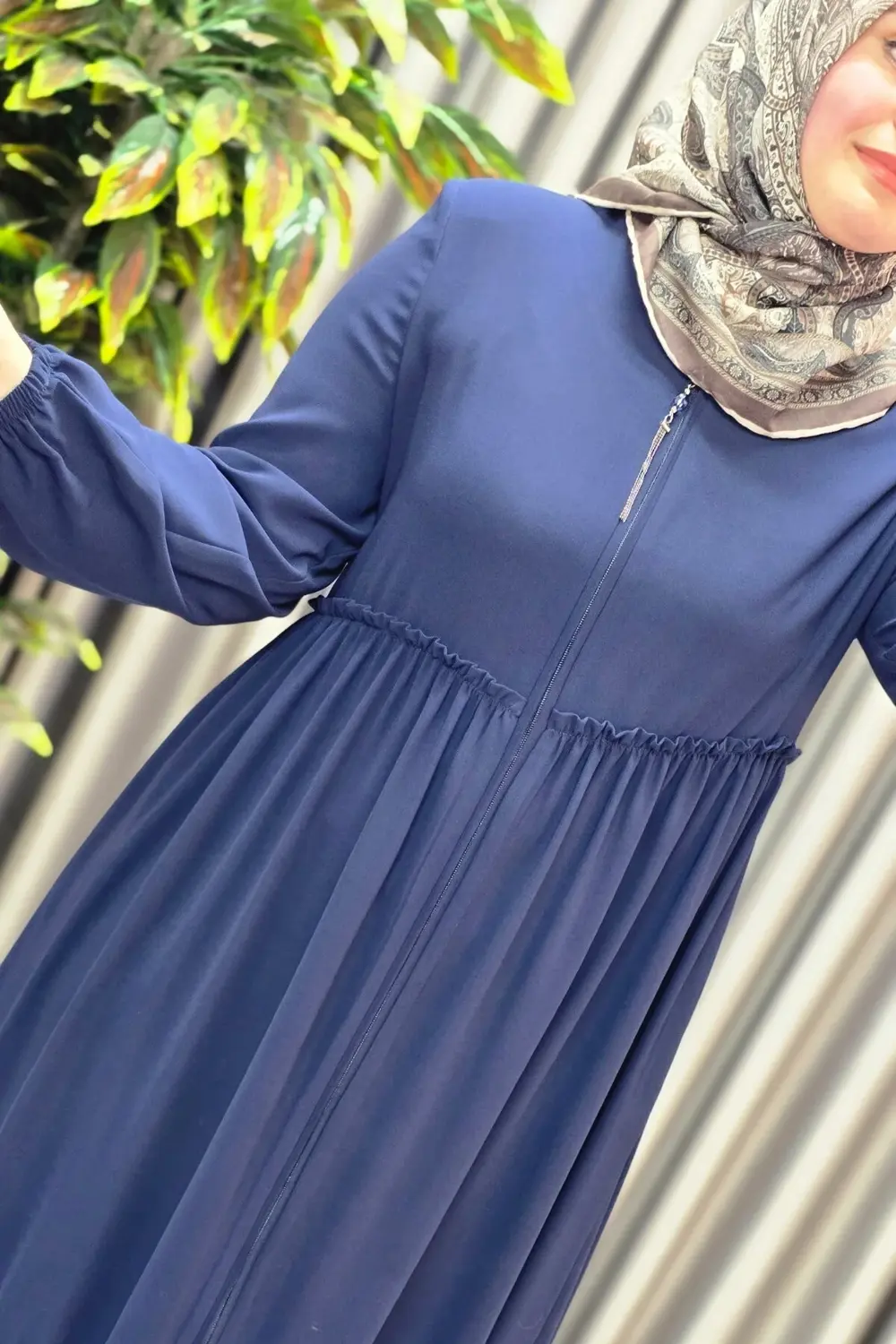 Kadın Tesettür Giyim Büyük Beden İki Katlı Ferace Kadın Tesettür Giyim Büyük Beden İki Katlı Ferace