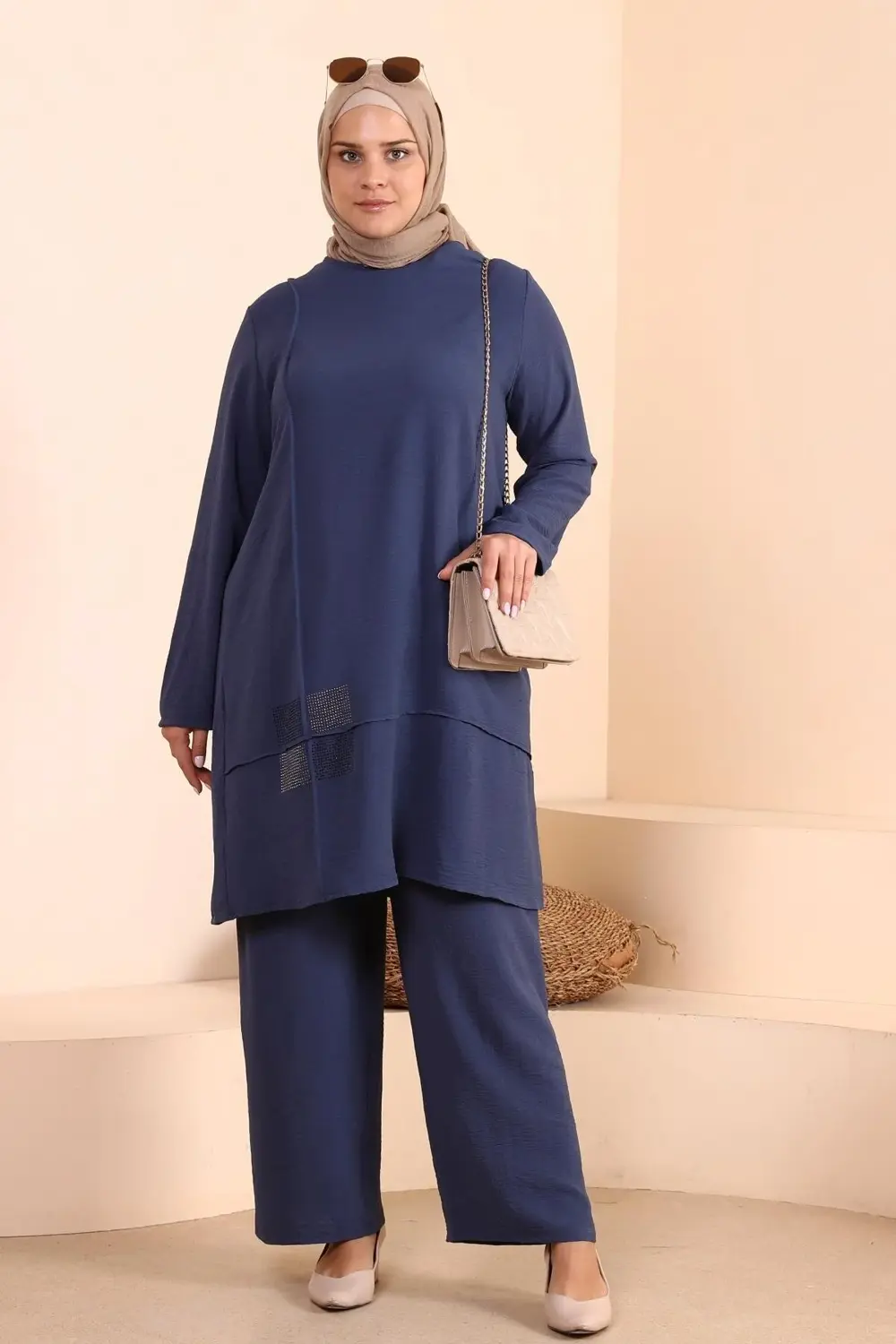 Kadin Tesettur Giyim Buyuk Beden Tesettur Ikili Takim Ayrobin Pan