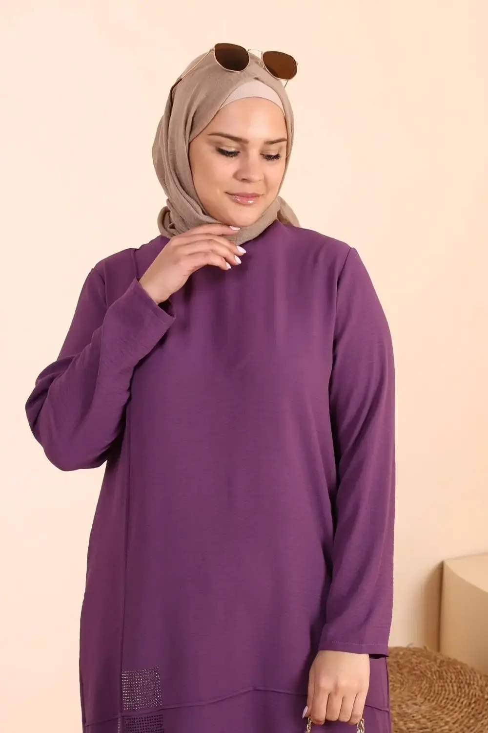 Kadin Tesettur Giyim Buyuk Beden Tesettur Ikili Takim Ayrobin Pan