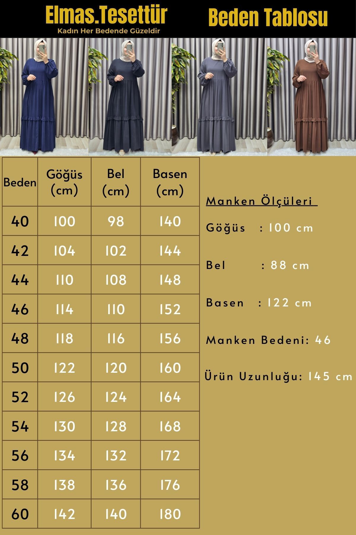 Kadın Tesettür Giyim Büyük Beden Endonezya Krebi Fırfırlı Elbise