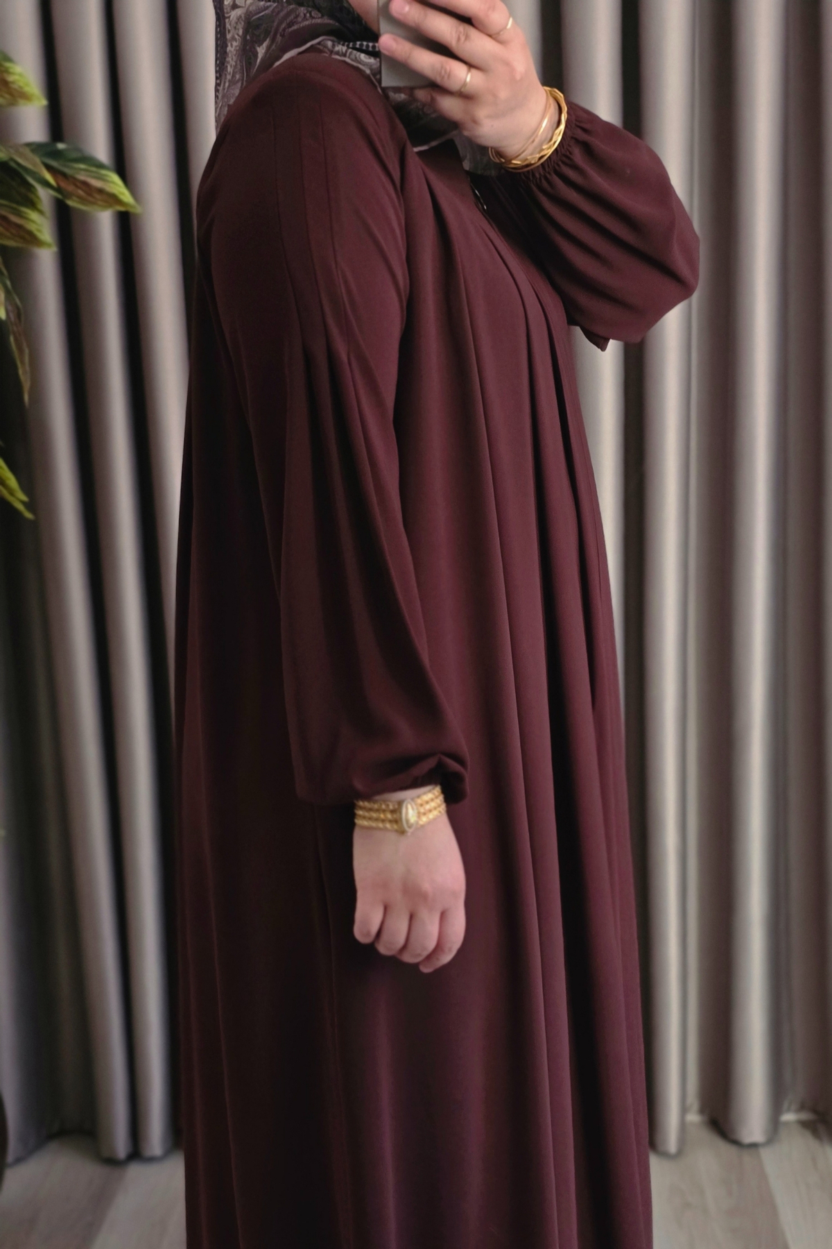 Kadın Tesettür Giyim Büyük Beden Endonezya Krebi Robalı Ferace