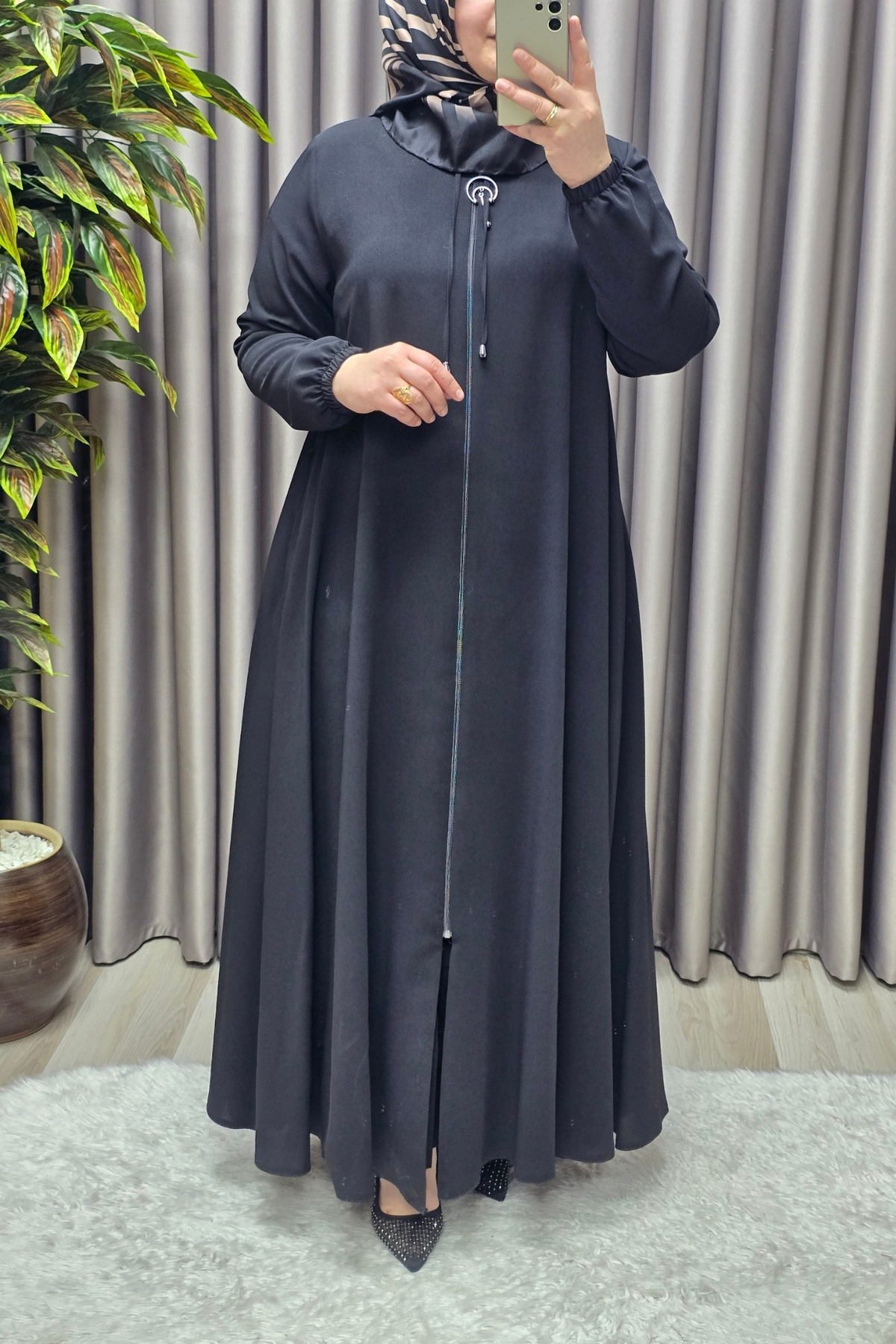 Kadın Tesettür Giyim Büyük Beden Ferace