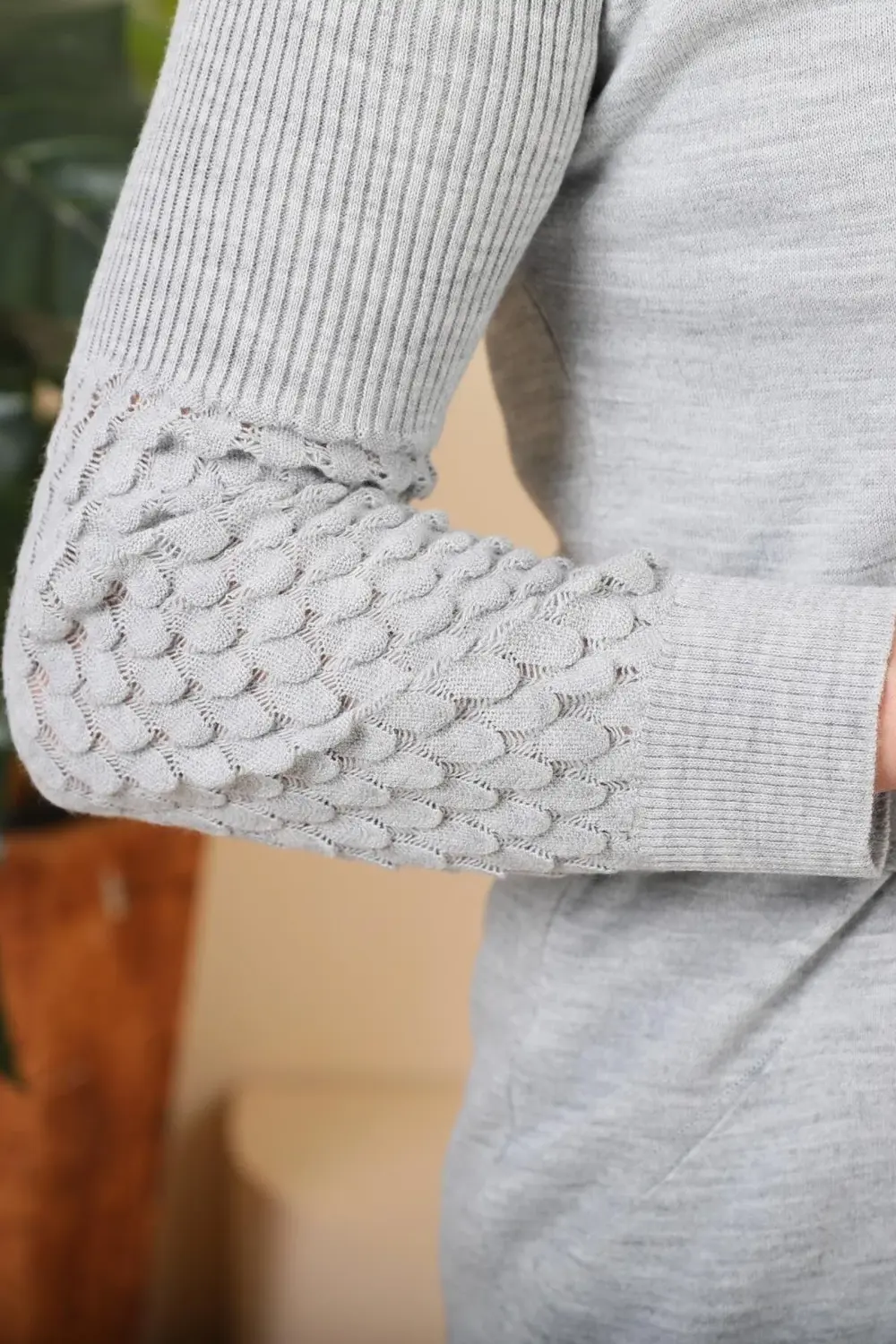 Kadin Tesettur Hirka Uzun Triko Kadin Anne Hirka