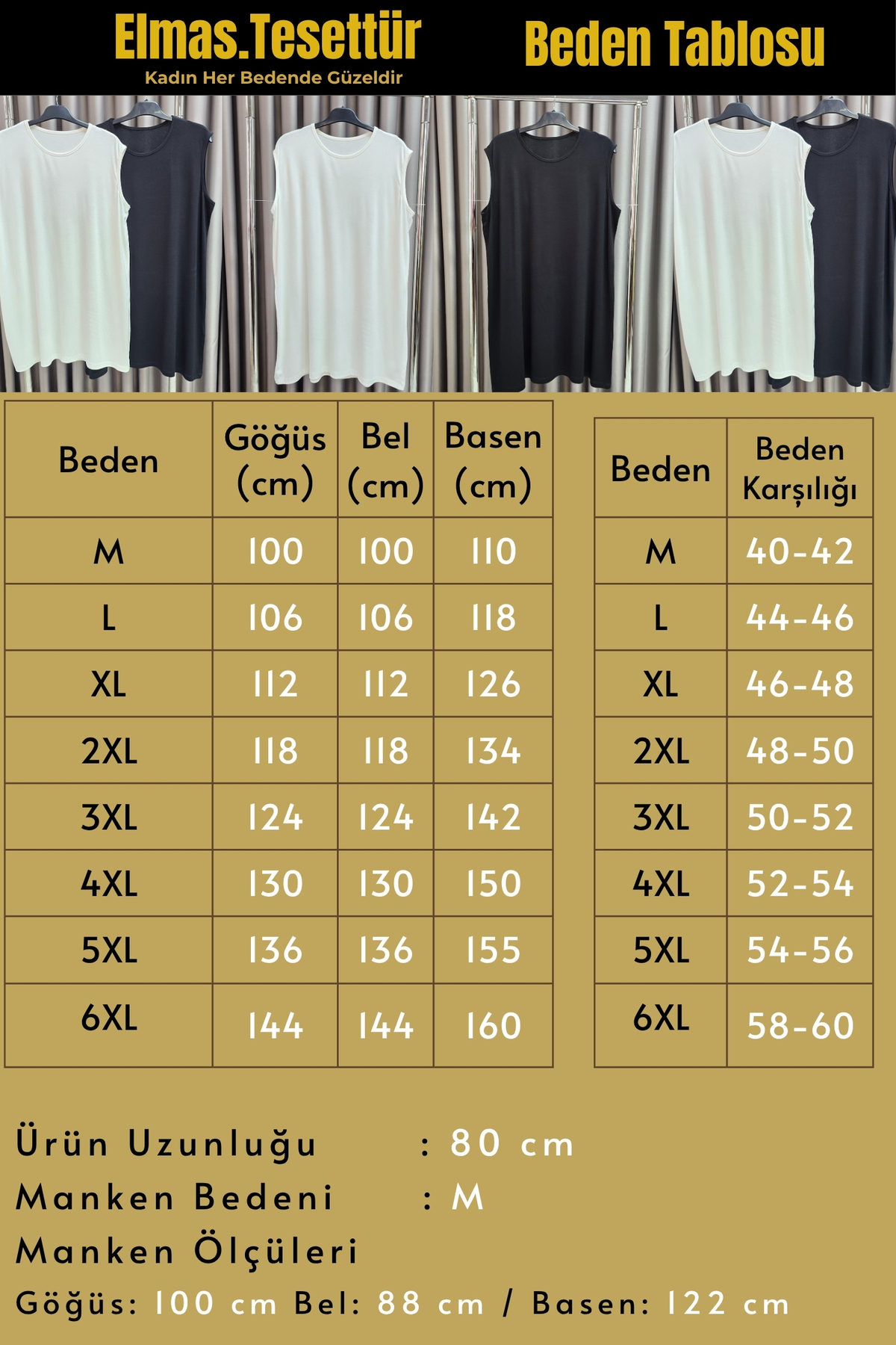 Elmas Tesettür Kadın Tesettür Sıfır Kol Kurtarıcı İçlik Tunik