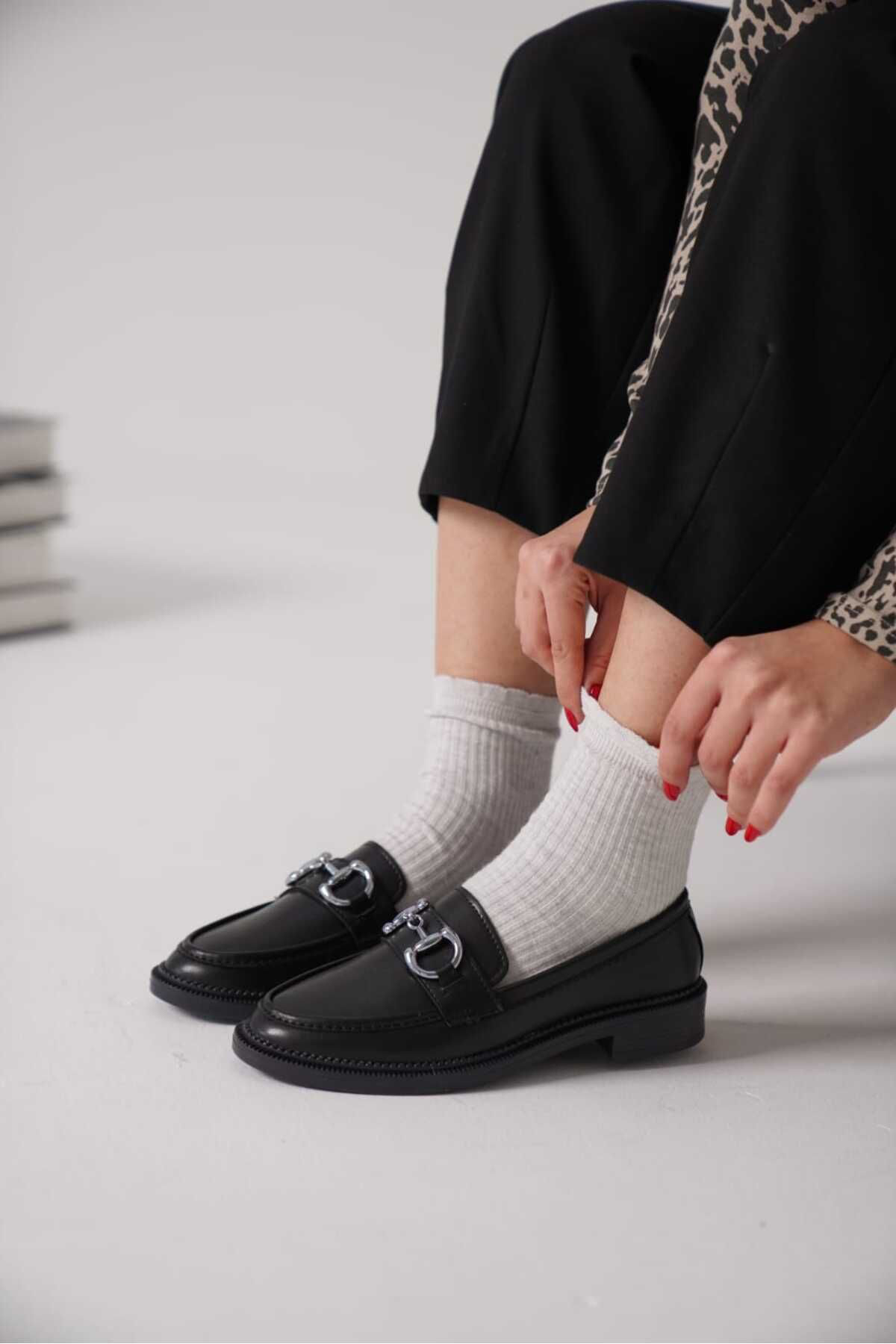 Kadın TOKALI Laofer SİYAH Günlük Ayakkabı