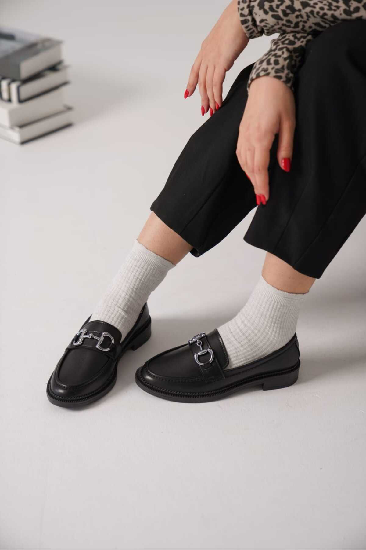 Kadın TOKALI Laofer SİYAH Günlük Ayakkabı