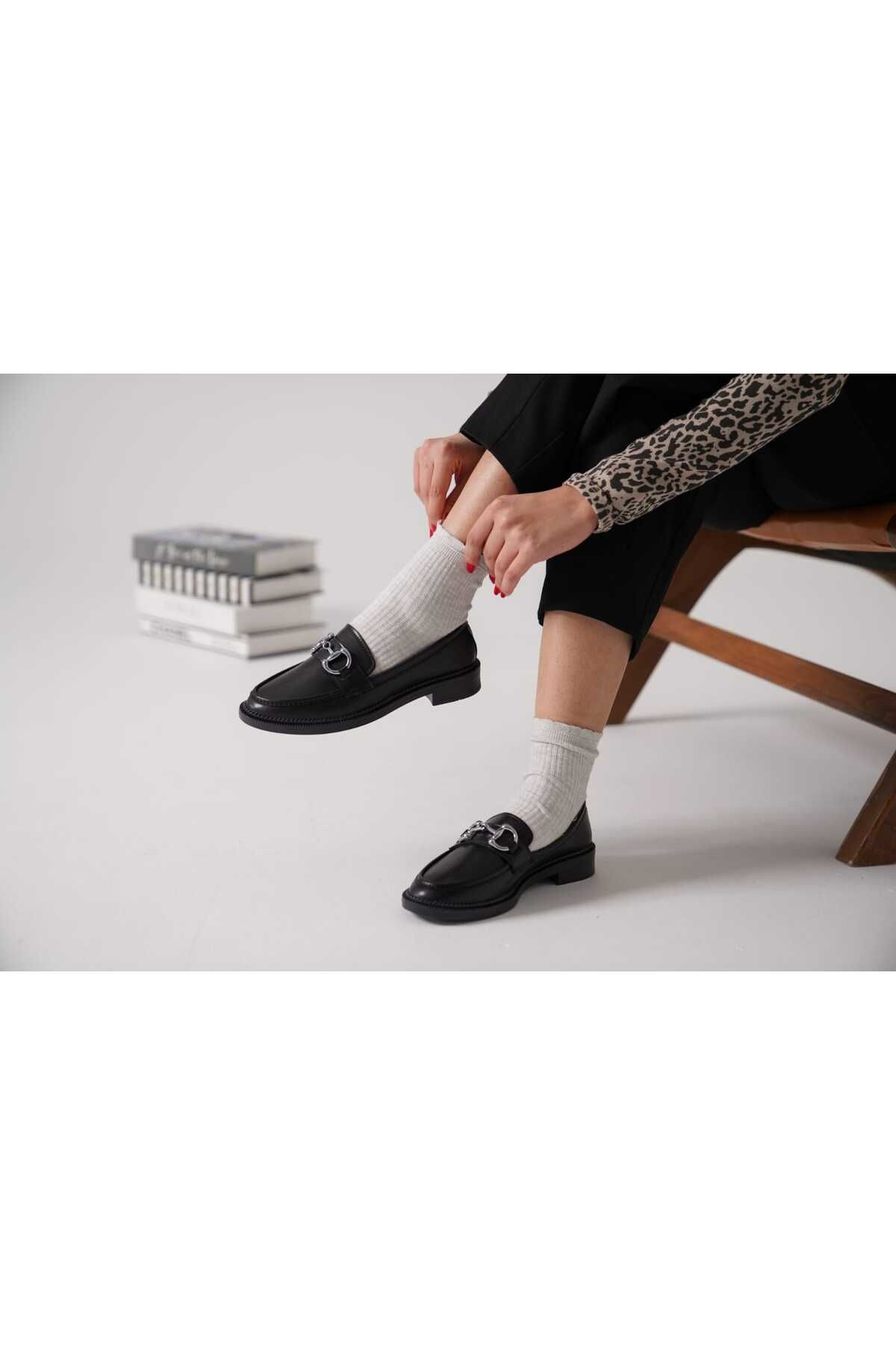 Kadın TOKALI Laofer SİYAH Günlük Ayakkabı