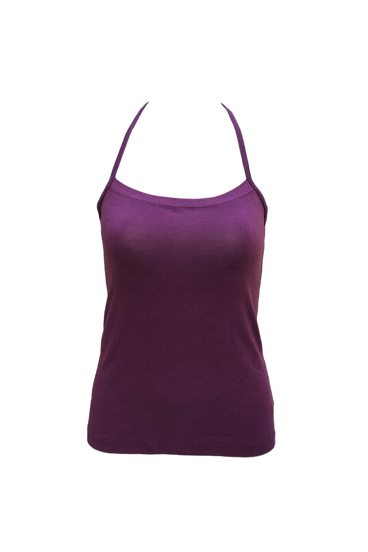 Kadın Mor Modal Boyundan Bağlı Straplez Body Kadın Mor Modal Boyundan Bağlı Straplez Body