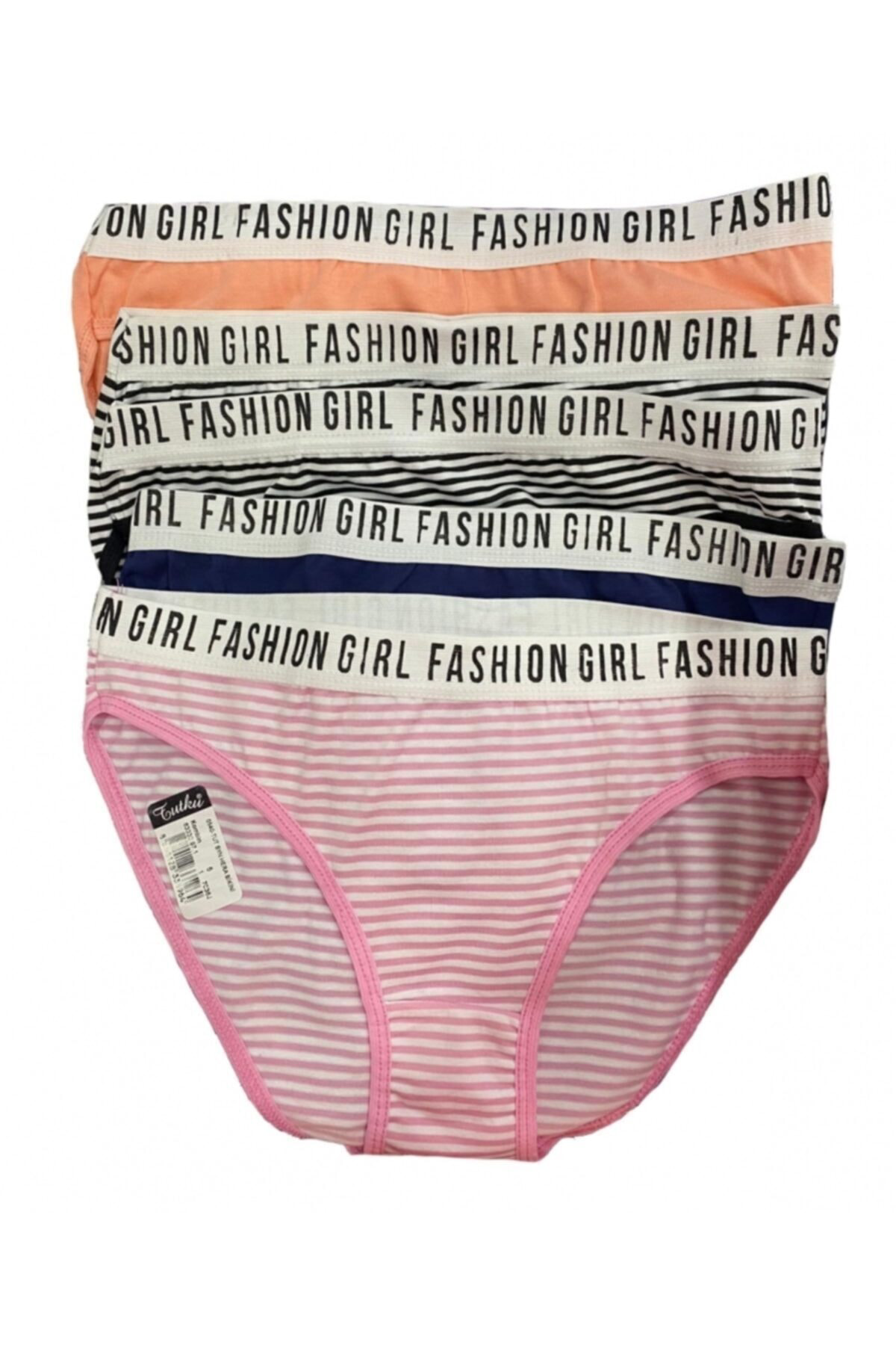 Kadın Turuncu Hera Bikini Külot 6'lı