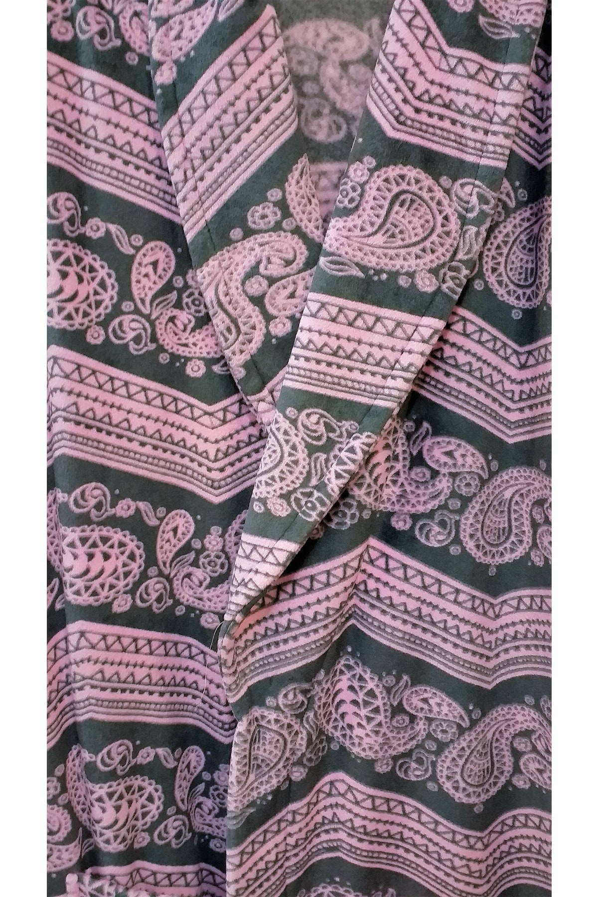 Dika Kadın Uzun Kadife Polar Sabahlık