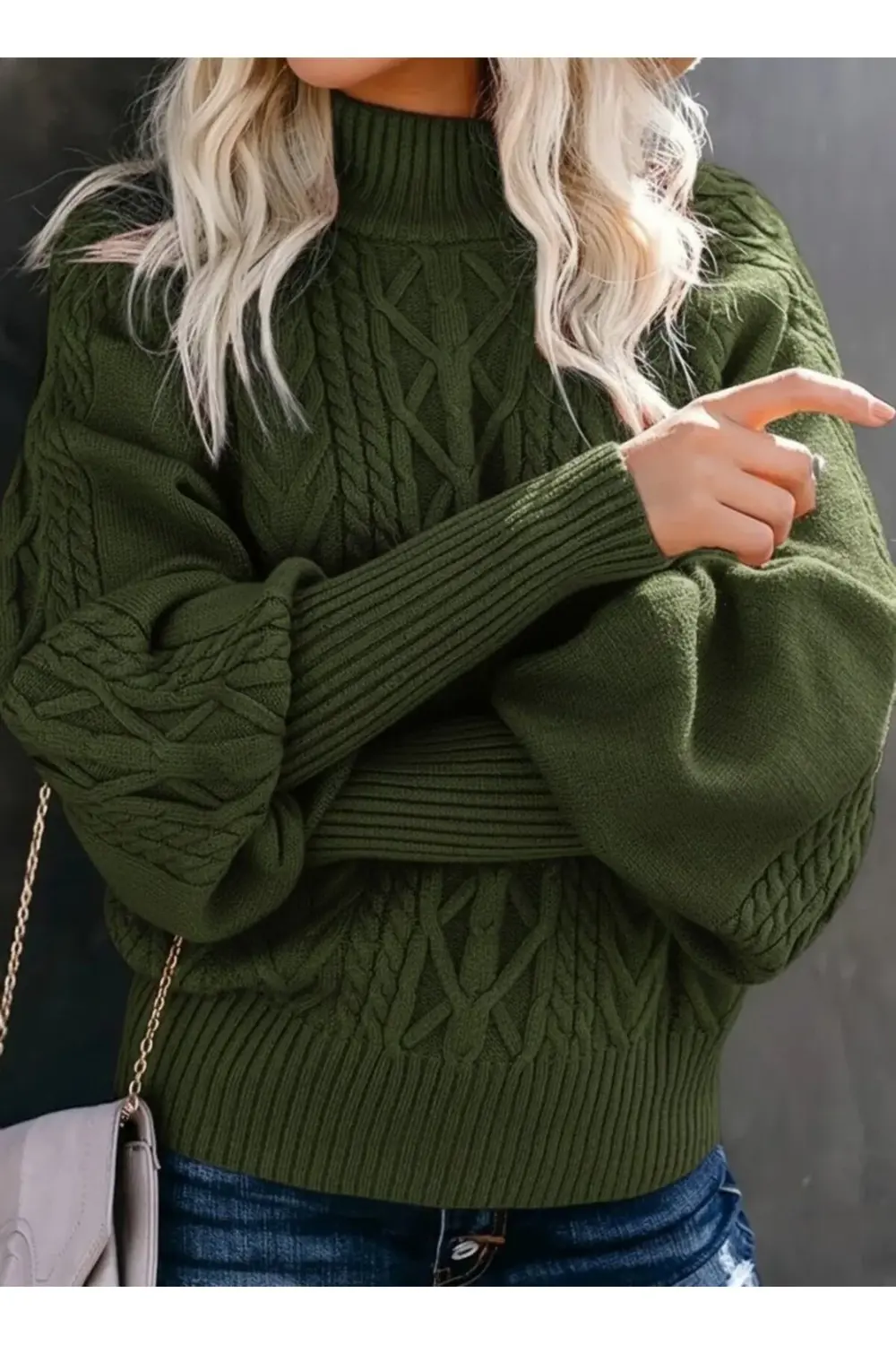 Kadın Uzun Kollu Balıkçı Yaka Triko Kazak