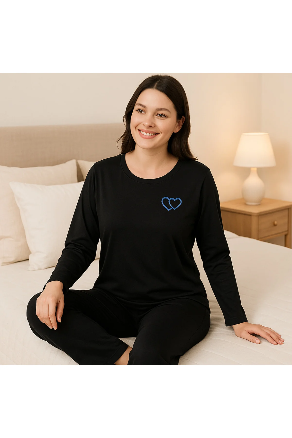 Kadın Uzun Kollu Pijama Takımı