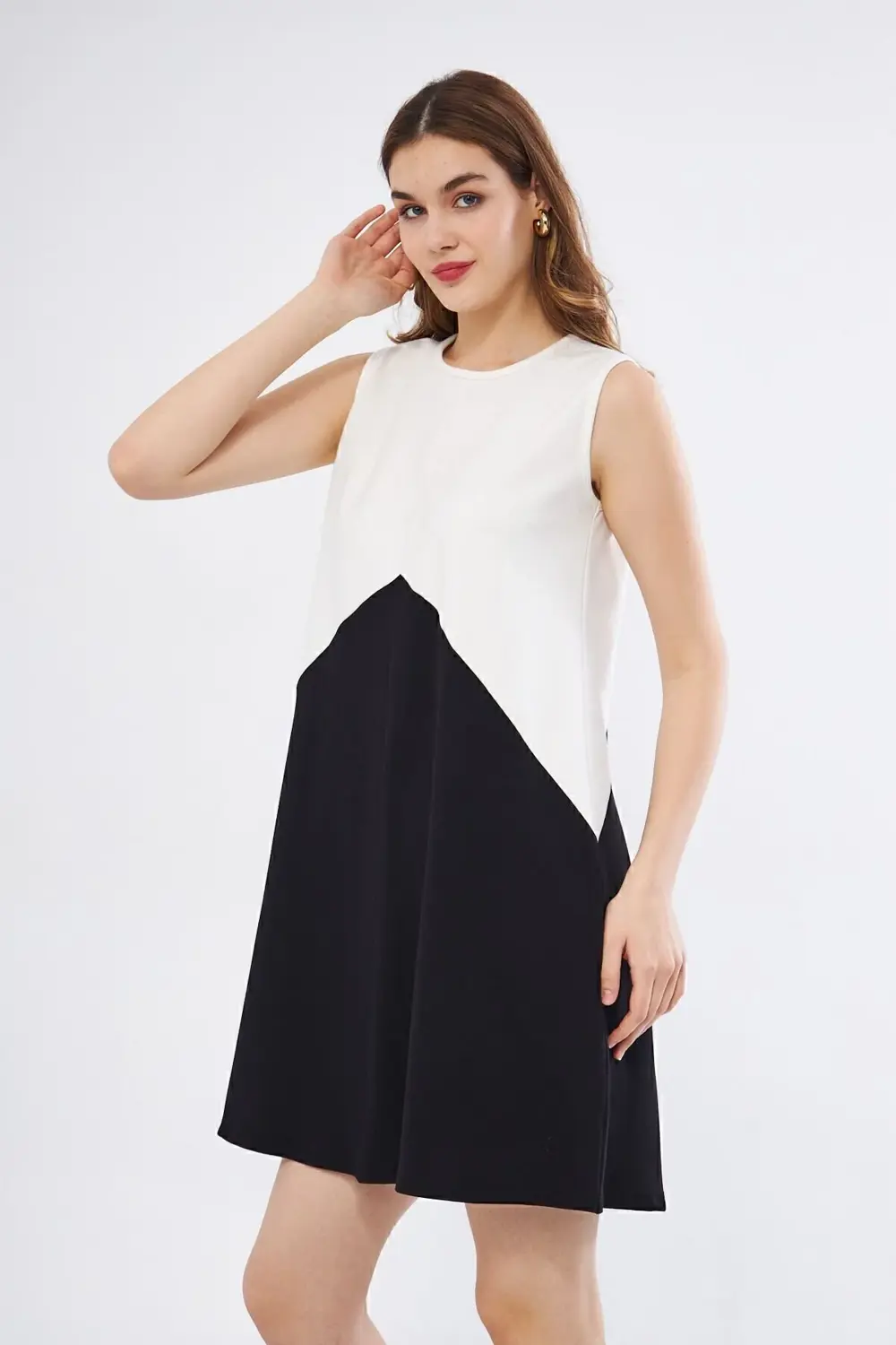 Kadın Yeni Sezon Mini Rahat Giy Cık Kırışmaz Yazlık Spor Elbise K