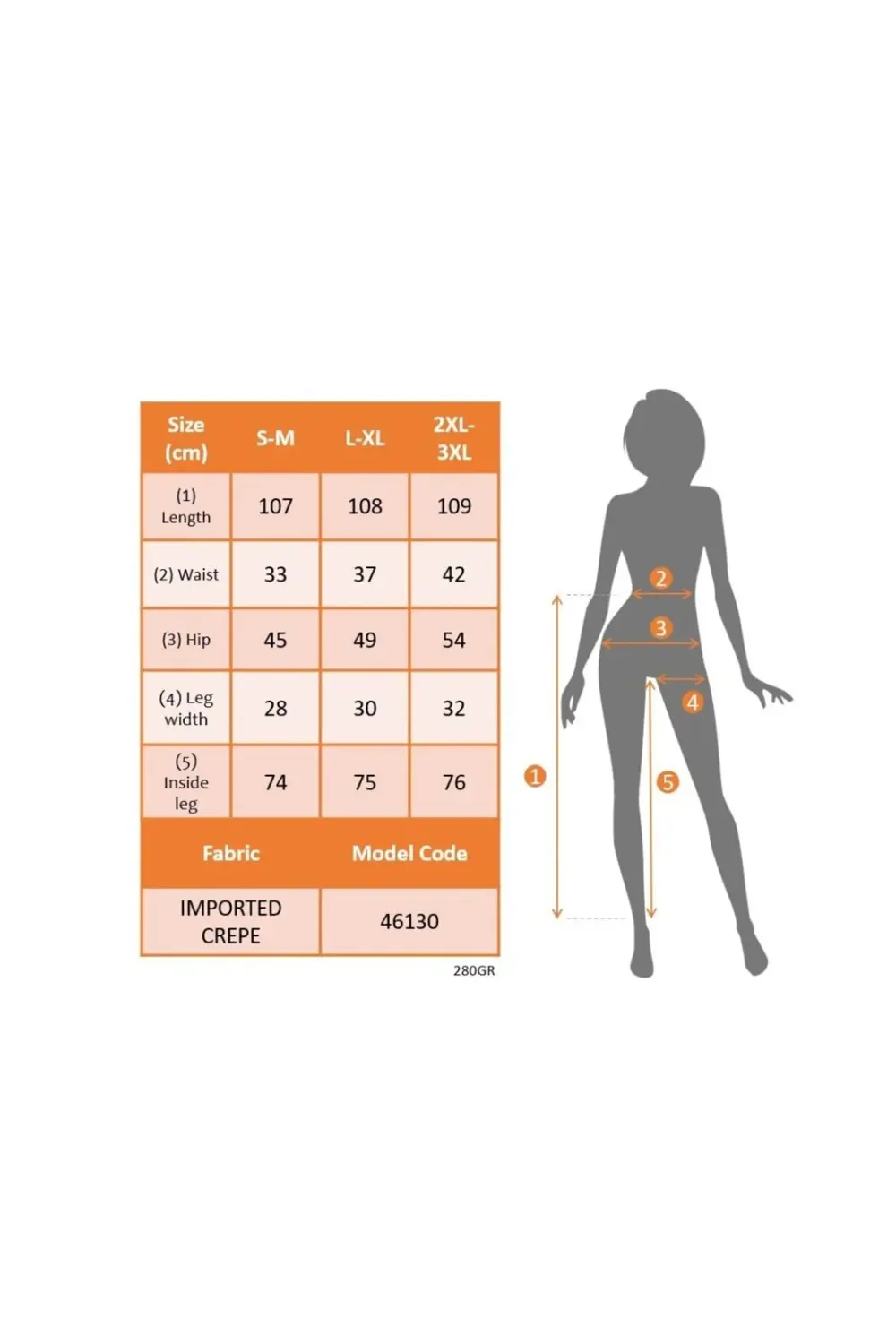 Kadın Yüksek Bel önden Düğmeli Uzun Paçaya Doğru Geniş Ithal Krep