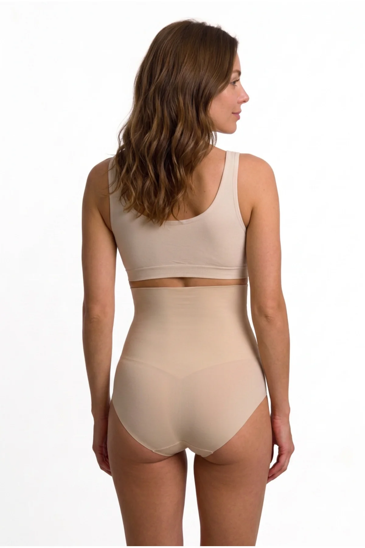 Kadın Yüksek Bel Toparlayıcı Korse Slip – 2 Beden İnce Gösteren Dikişsiz Göbek Toparlayıcı