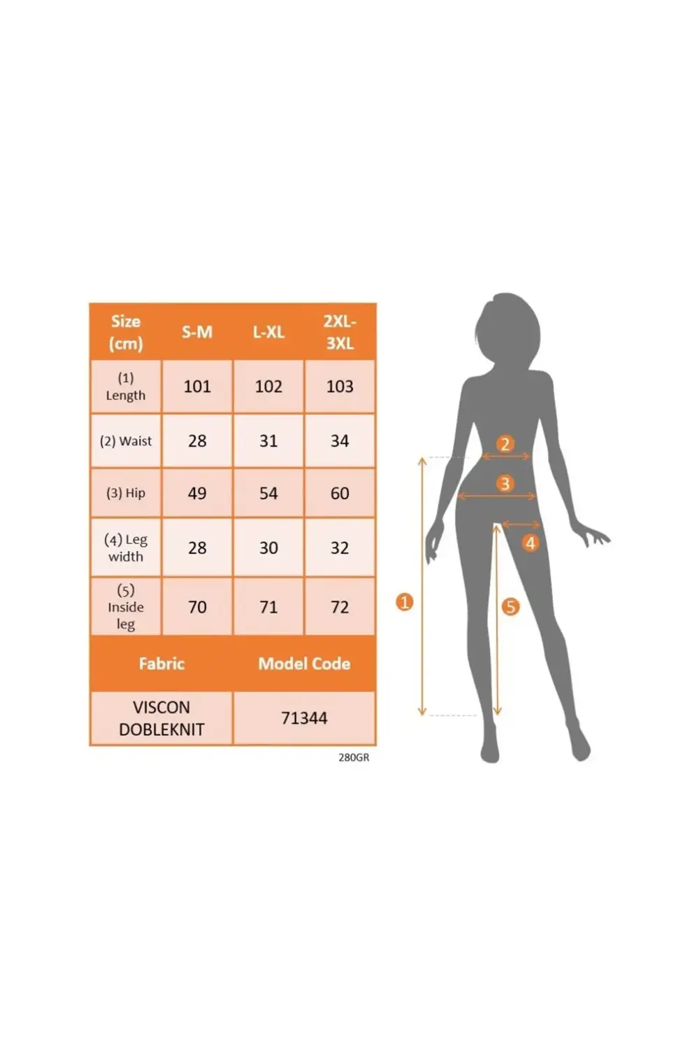 Kadın Yüksek Bel Yan şerit Detaylı Yırtmaçlı Viskon Iki Iplik Pan