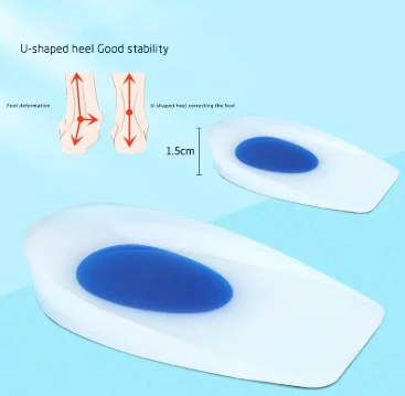 Kadınlar İçin Darbe Emici Topuk Silikonu Ped