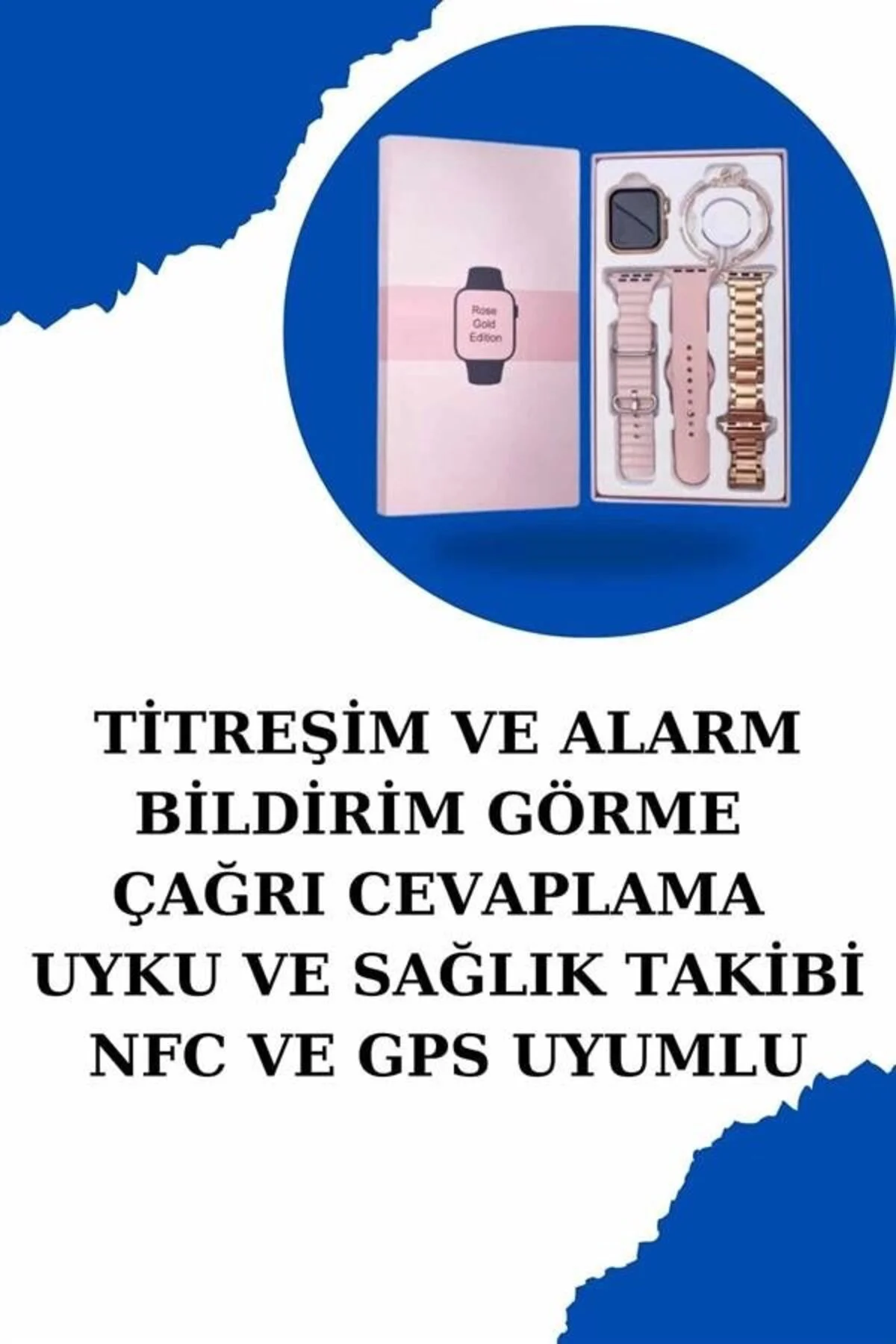 Kadınlar İçin Dokunmatik Ekran Akıllı Saat Ve Kablosuz Bluetooth Kulaklık Anc Özelliği