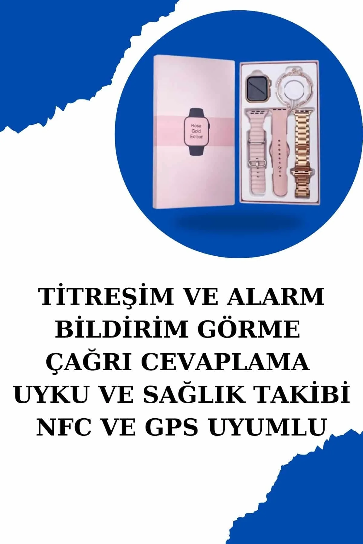 Kadınlar İçin Dokunmatik Ekran Akıllı Saat ve Gamer Kablosuz Bluetooth Kulaklık ANC Özelliği Kadınlar İçin Dokunmatik Ekran Akıllı Saat ve Gamer Kablosuz Bluetooth Kulaklık ANC Özelliği