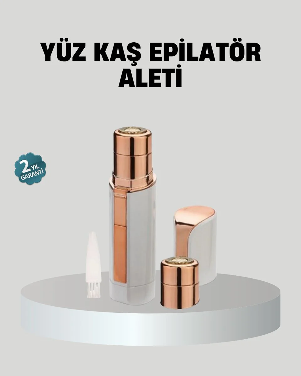 Kadınlar İçin Yüz ve Kaş Epilatörü – Hassas Cilt Dostu, Pil ile Çalışan Taşınabilir ve Şık Tasarım