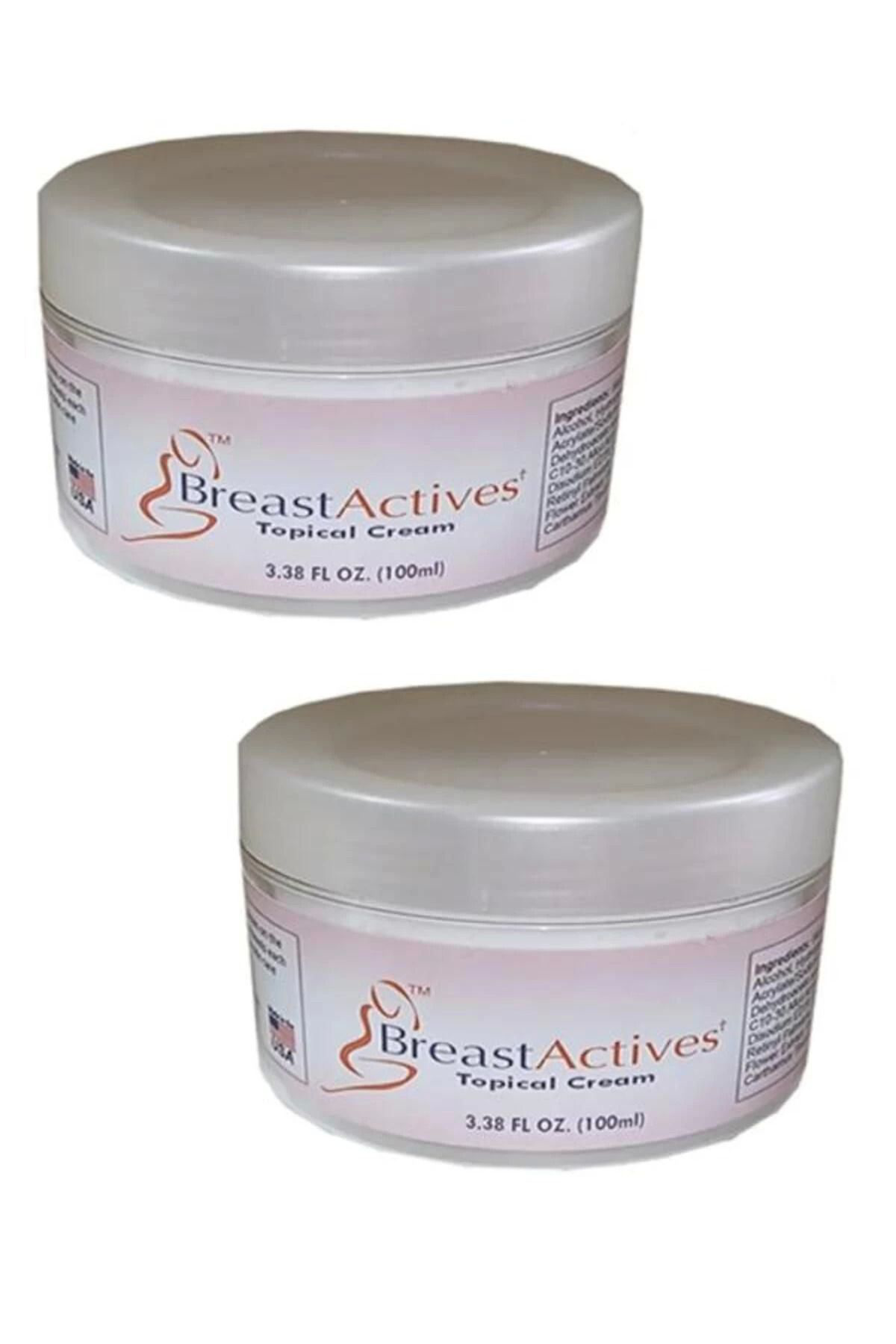 Breast Actives Kadinlara Özel Göğüs Aktifleştirici Masaj Bakim Kremi 100 Ml X 2