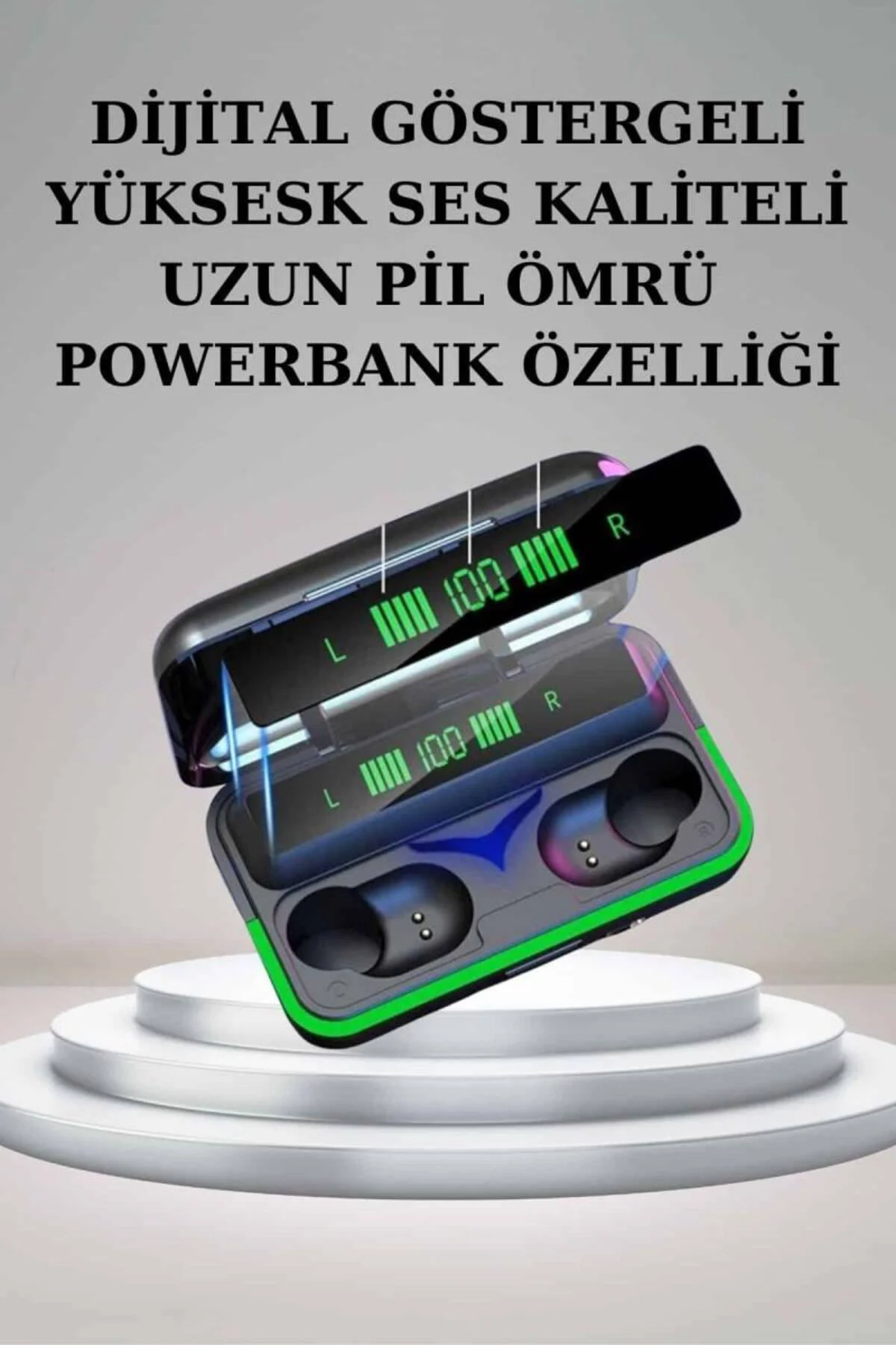 Kadınlara Özel Bileklik Hediyeli Akıllı Saat ve Dijital Göstergeli ANC Özellikli Bluetooth Kulaklık